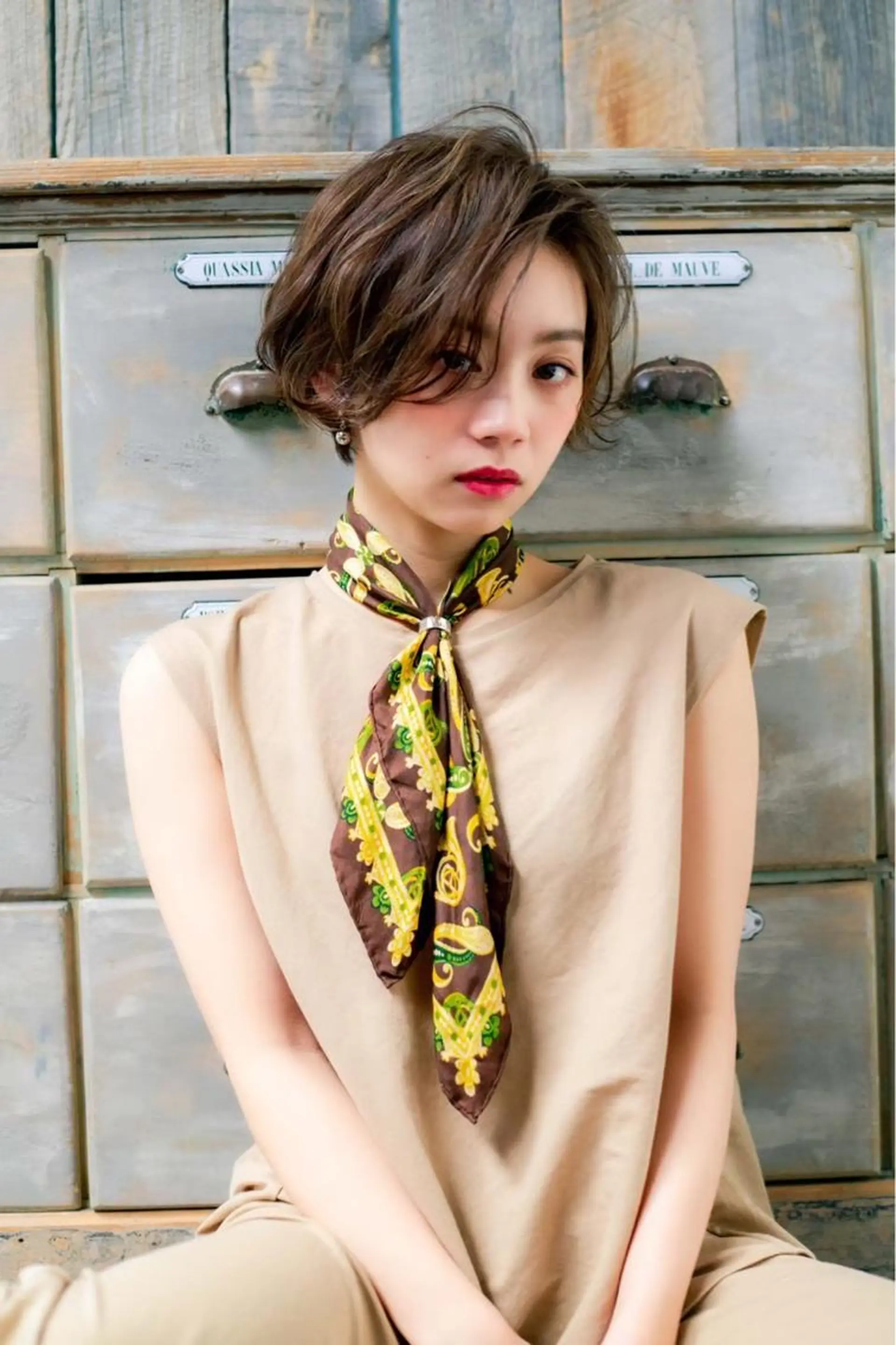 カラー 莉乃/縮毛矯正/髪質 改善/艶カラーのヘアスタイル