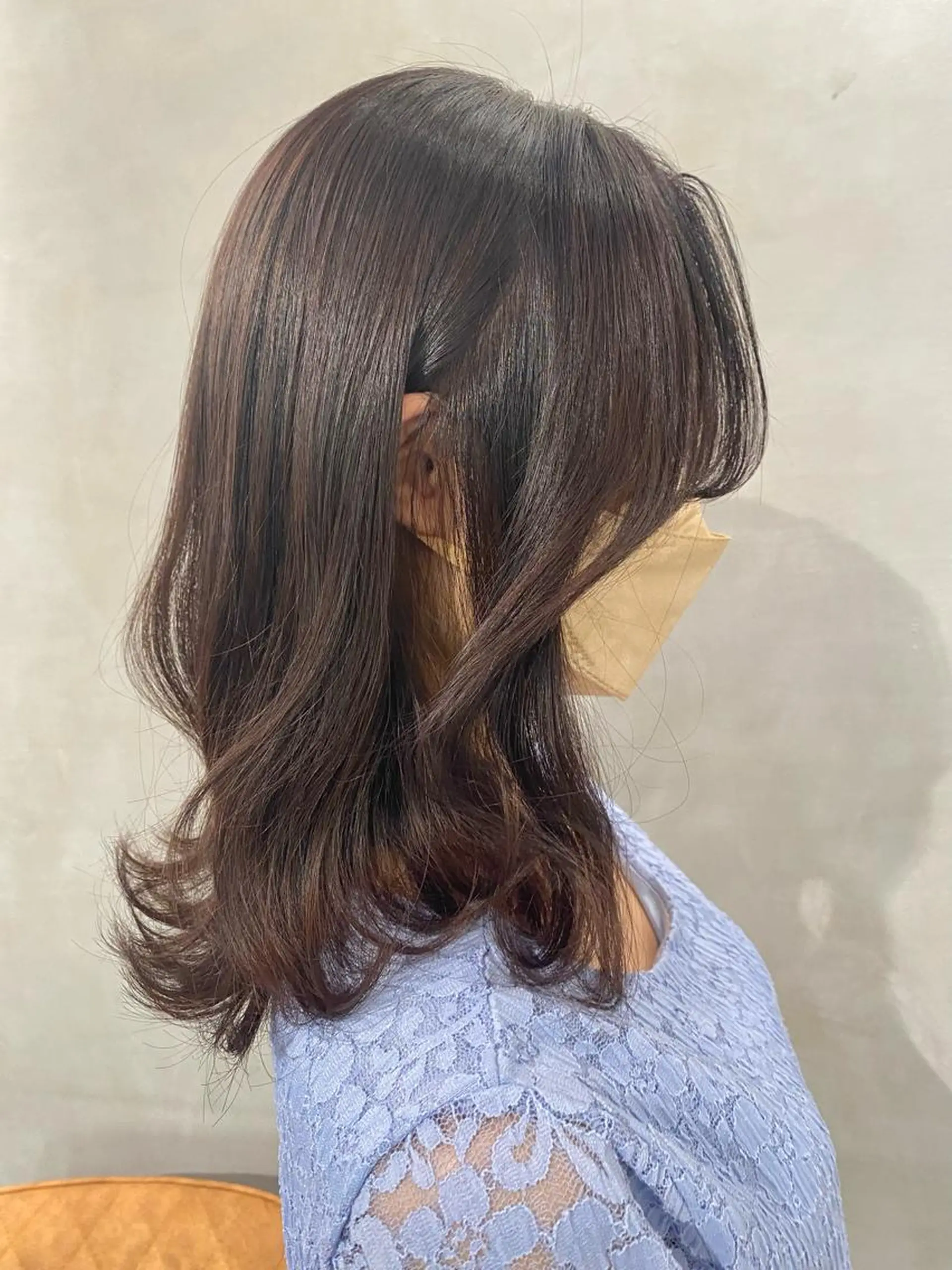 セミロング カラー 【髪質改善】 梅田　聡のヘアスタイル