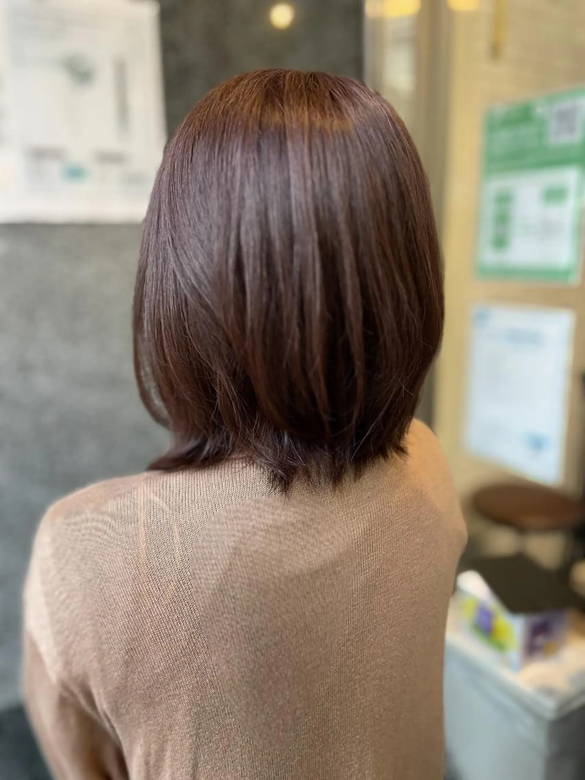 ミディアム カラー 💎白髪染めも対応 🙆👌山本明菜のヘアスタイル