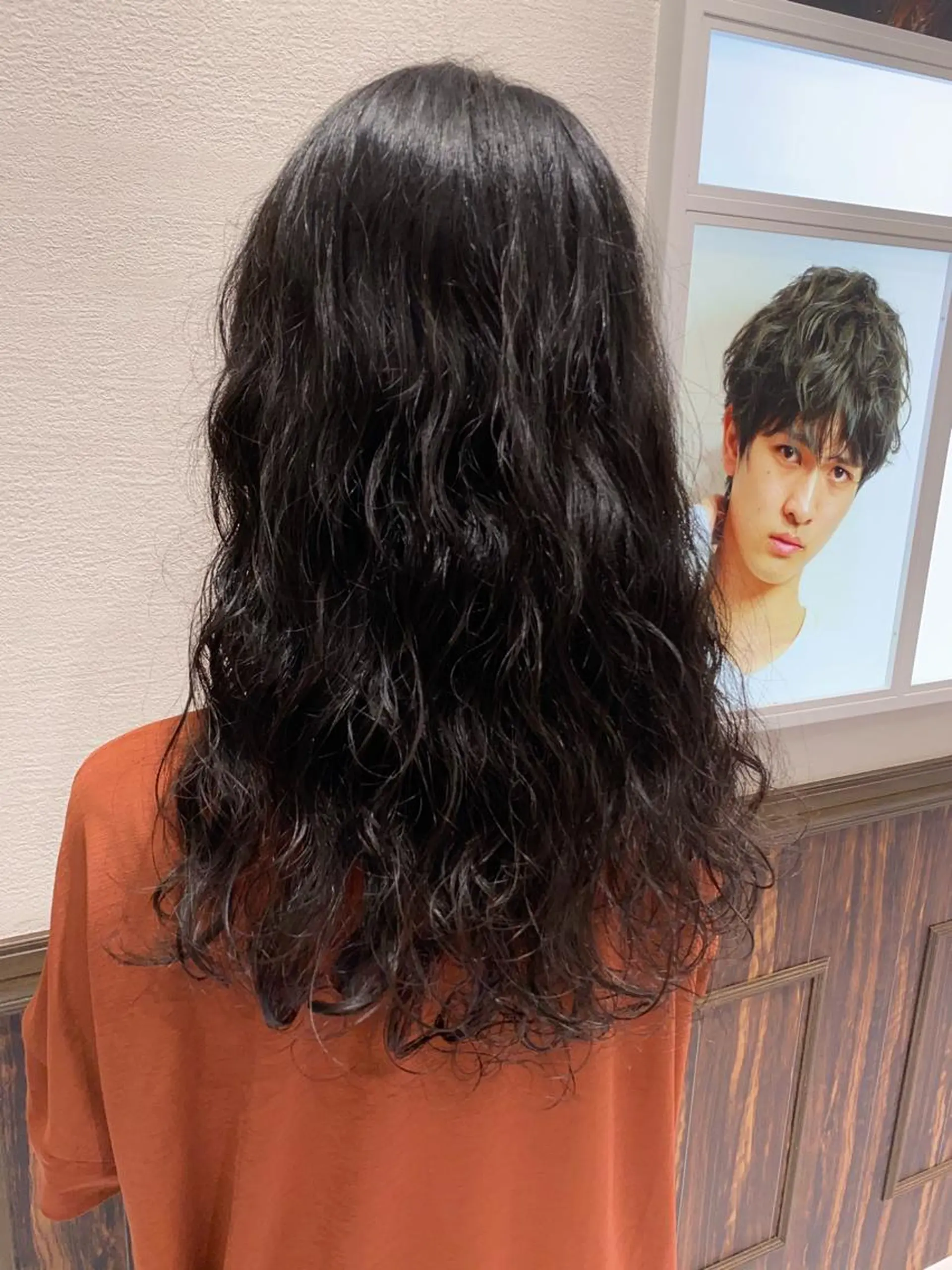 ロング パーマ 山崎 航のヘアスタイル