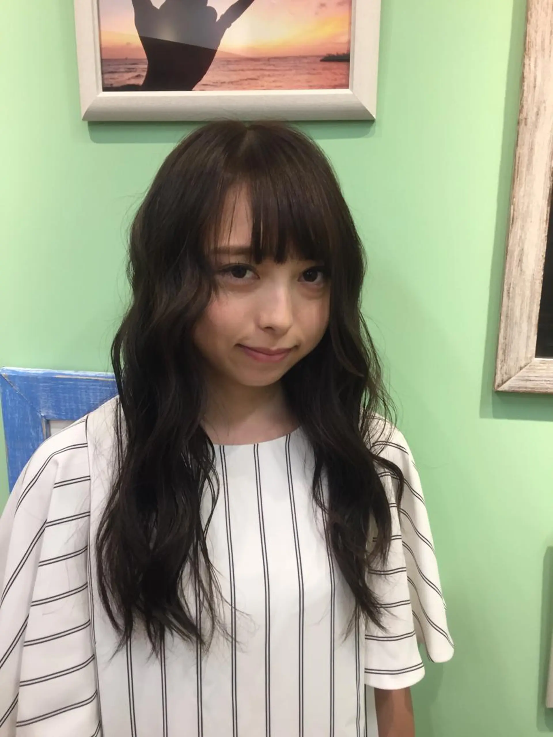 ロング パーマ 榎本 稔久のヘアスタイル