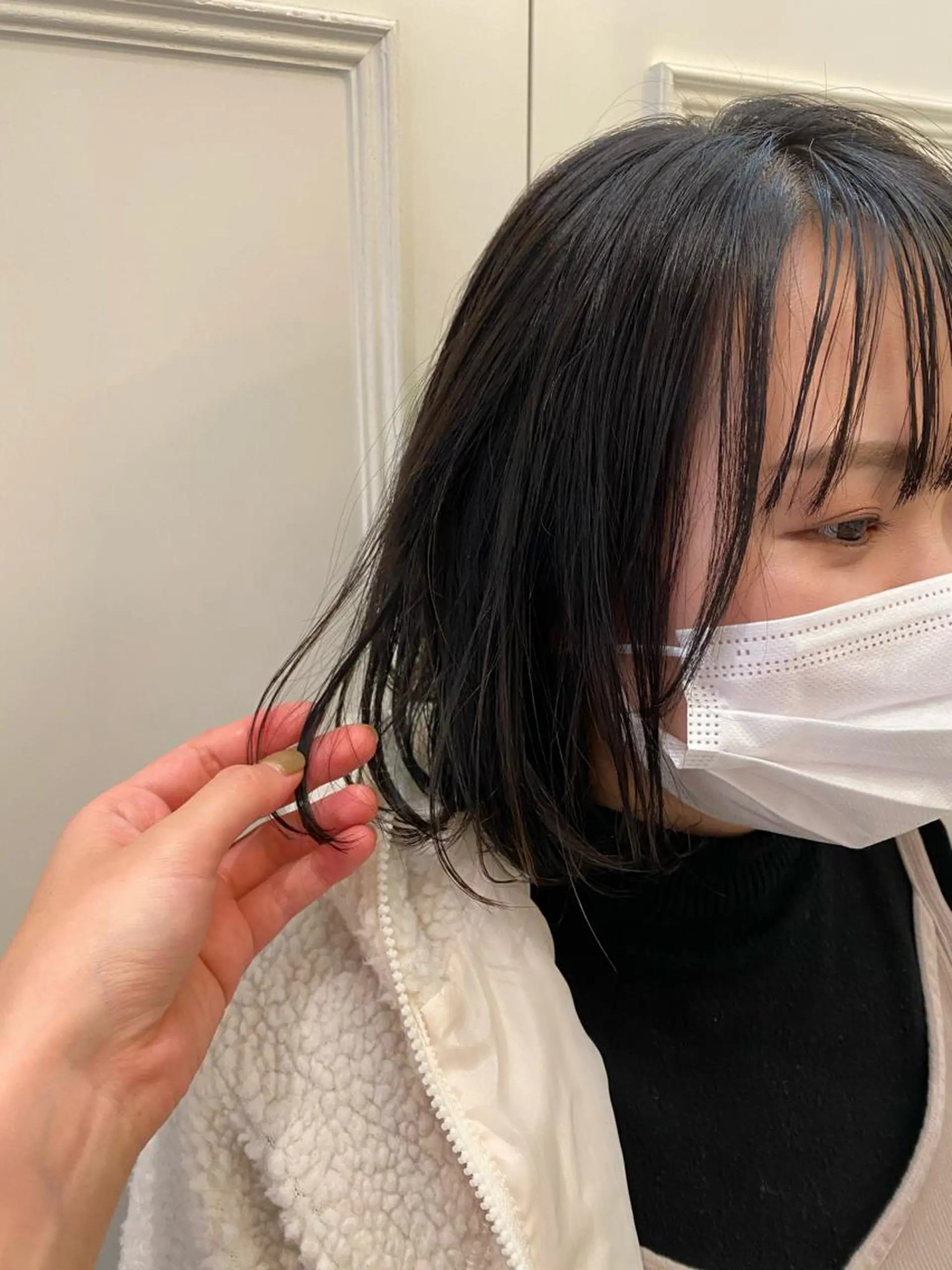 ミディアム 大久保 愛のヘアスタイル