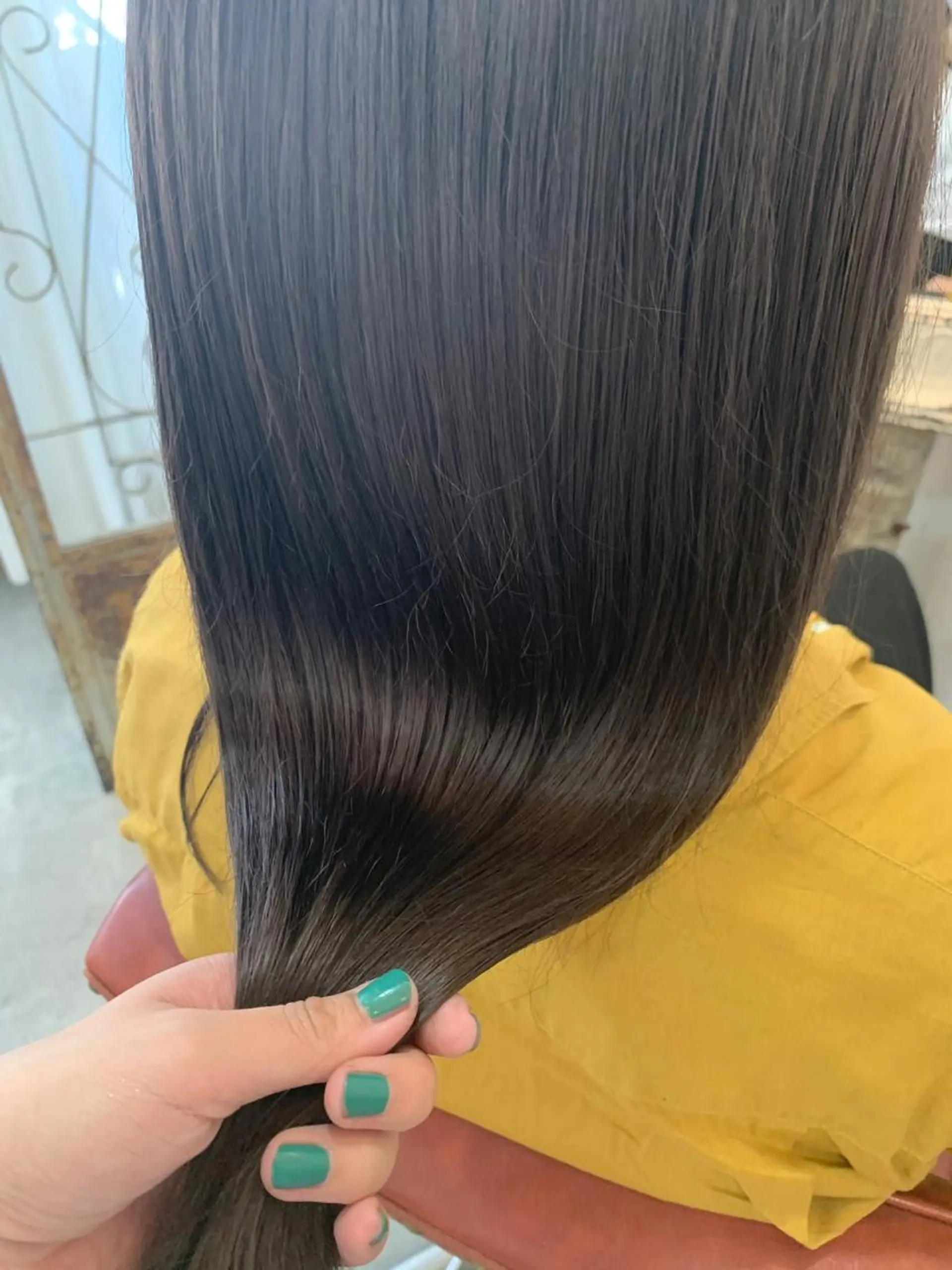 ロング カラー カット ヘアカラー fio マナミのヘアスタイル