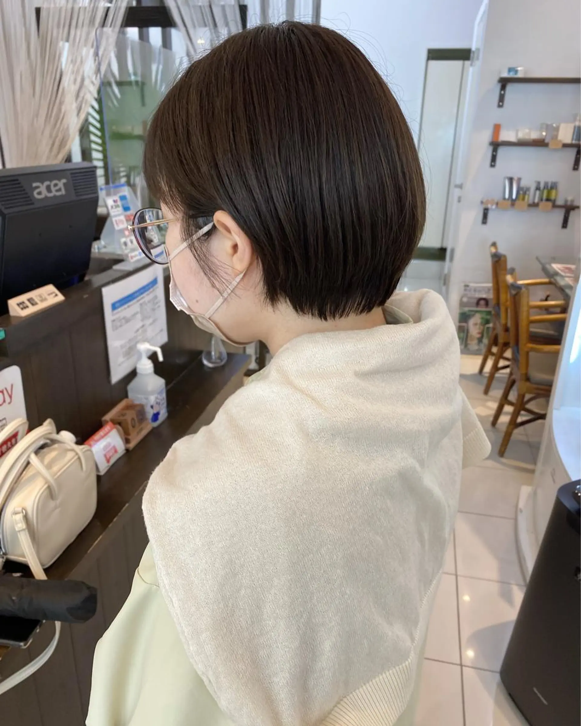 ショート カラー アレンジ＆ショート 💙YUKINOのヘアスタイル