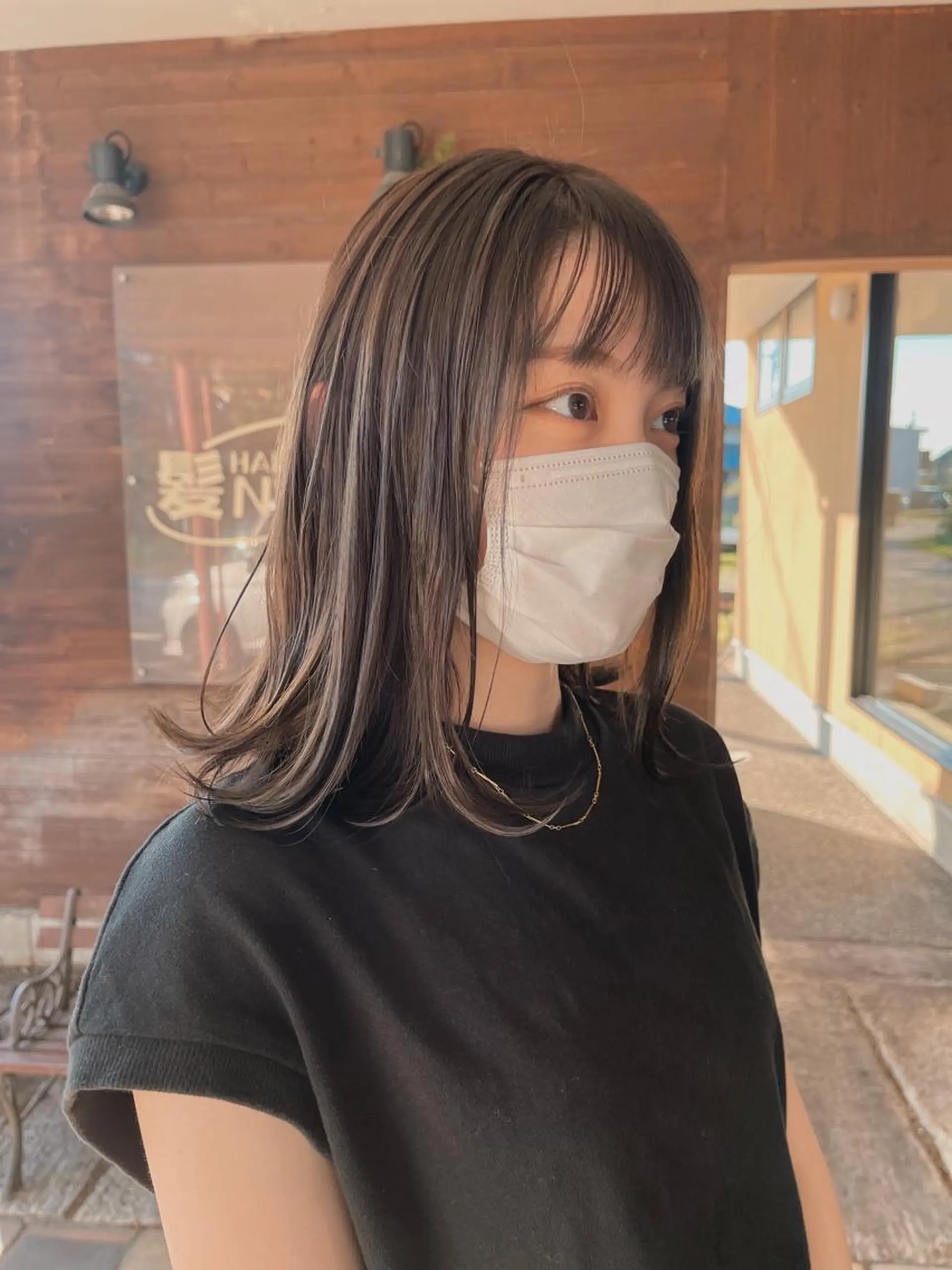 ミディアム カラー グレージュ カット ヘアカラー トリートメント ヘアニュース所属・ヘアーニュース 🌿NAMII🌿のヘアスタイル