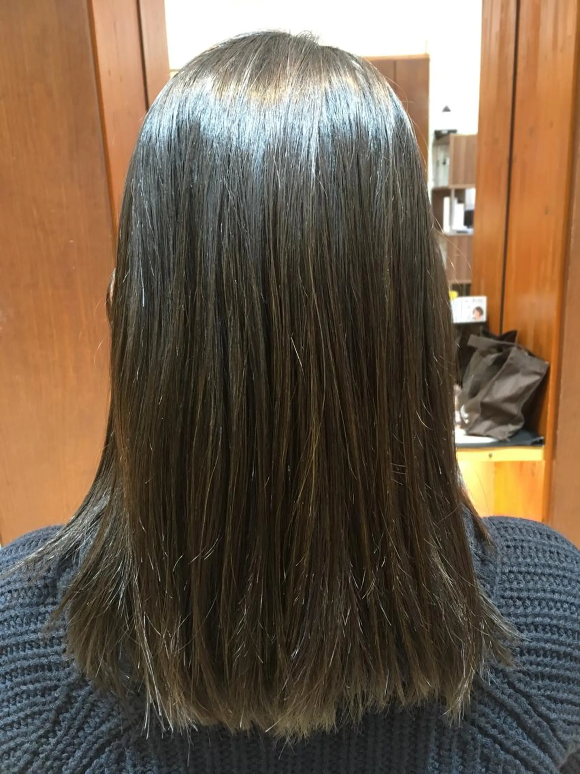 セミロング カラー アッシュ ✨🌿大人可愛い愛さ れhair🌿✨松本のヘアスタイル