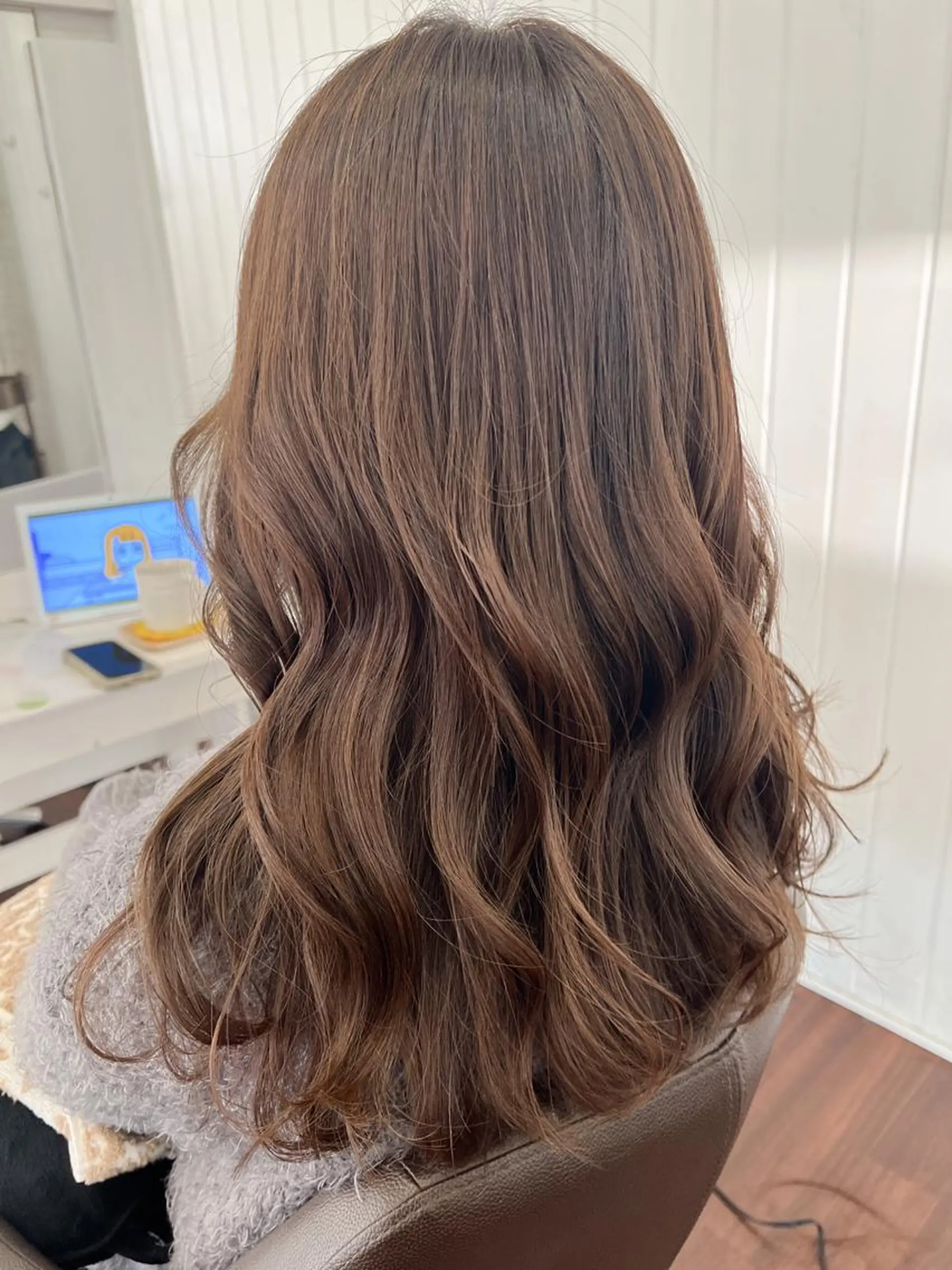 セミロング カラー カット ヘアカラー トリートメント ALO art hair所属・  AYARIのヘアスタイル