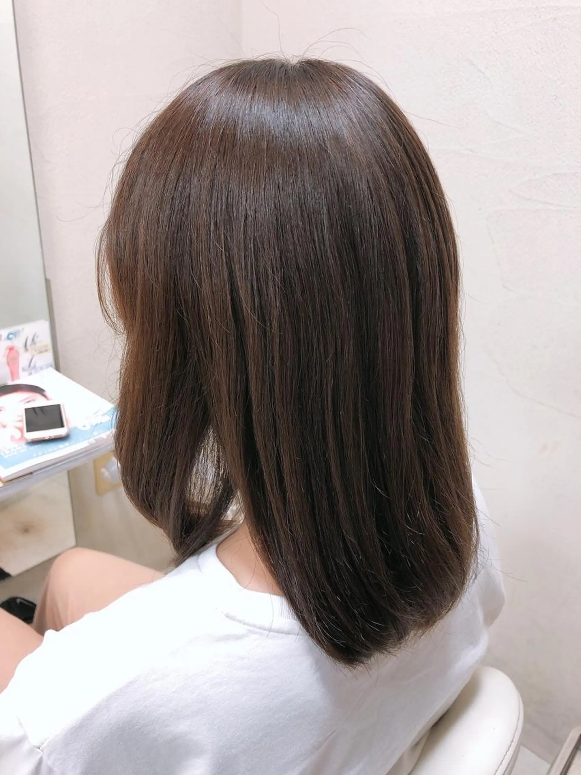 ミディアム 阿部 美咲のヘアスタイル