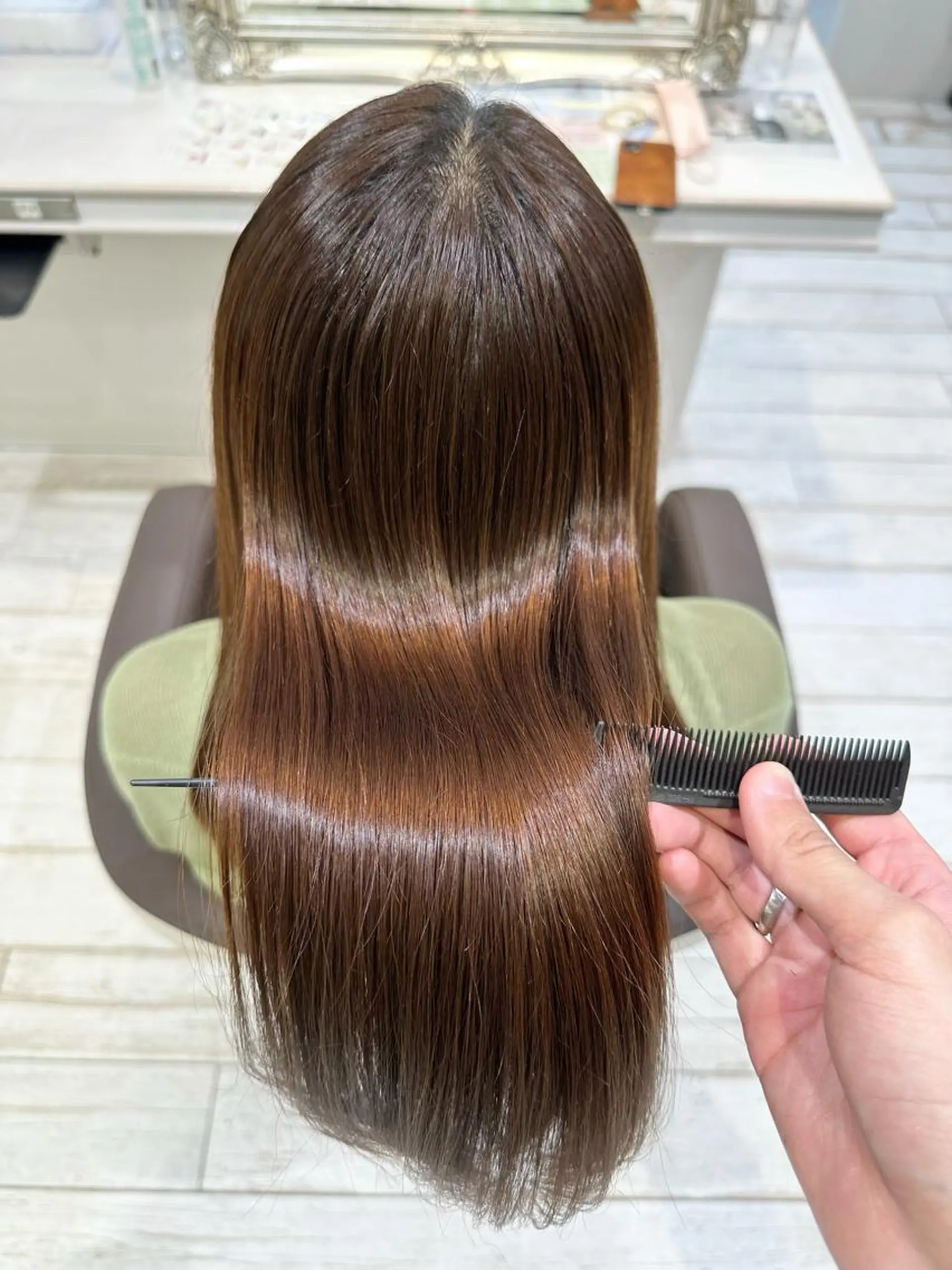 ロング 縮毛矯正専門 金井佳祐のヘアスタイル