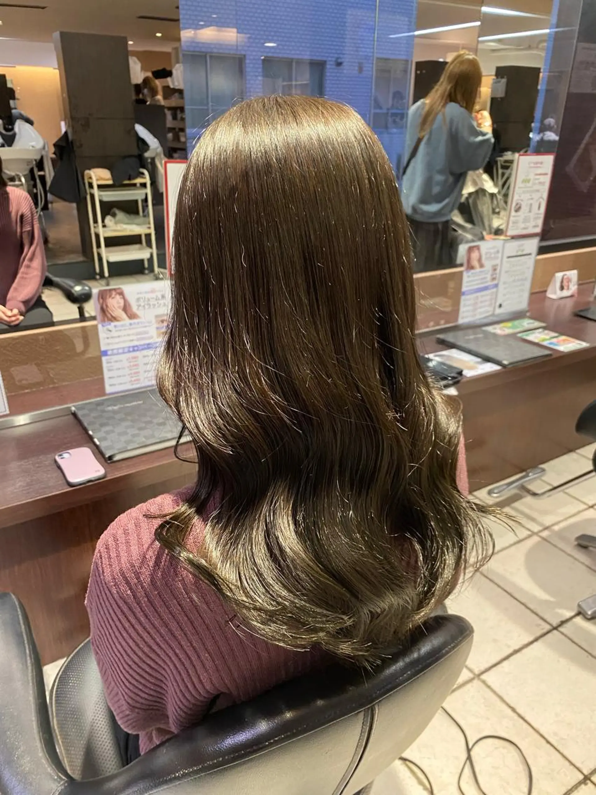 ロング カット ヘアカラー 西岡 あつみ/ 堀江美容室のヘアスタイル