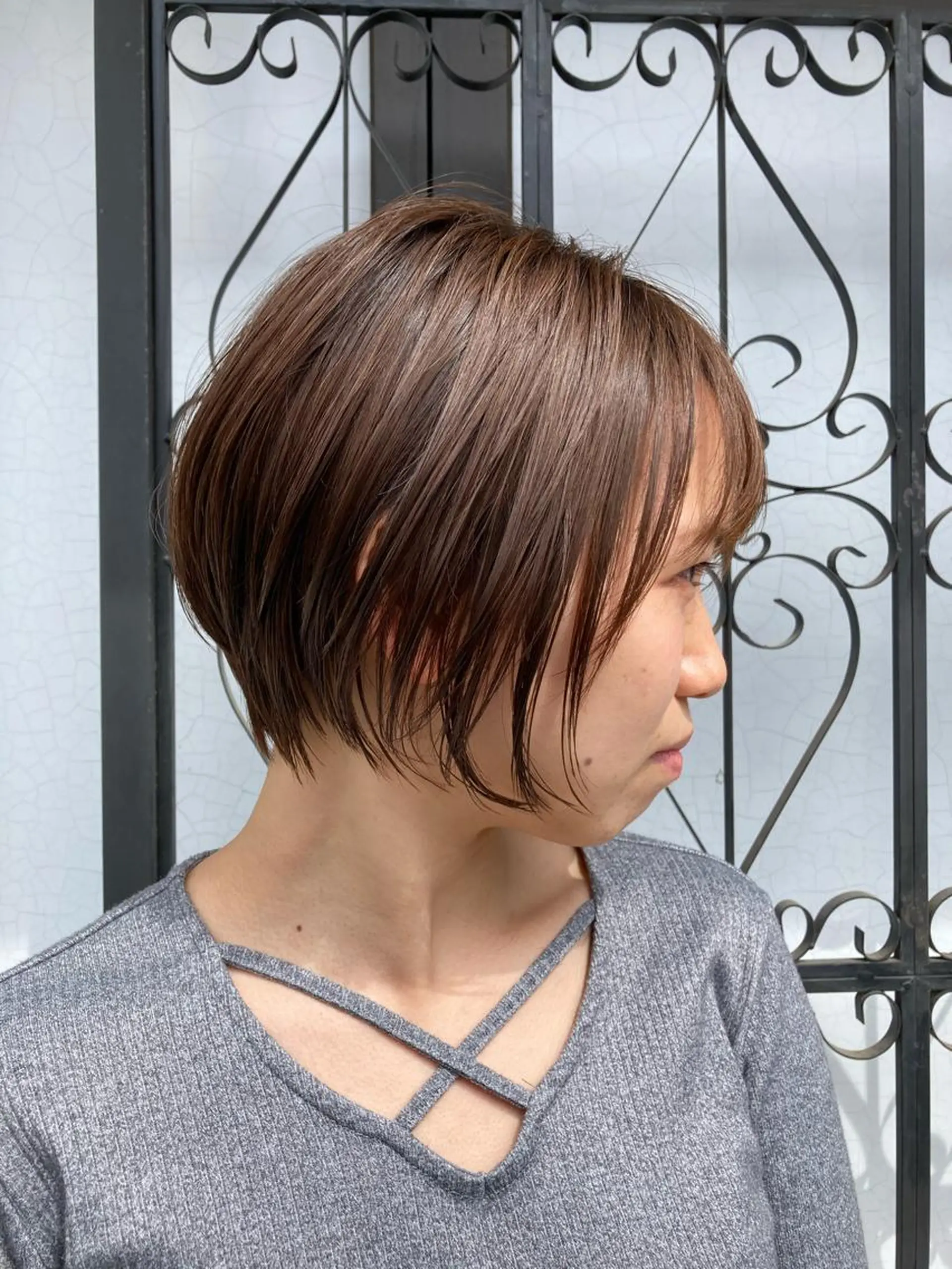 ショート ショートボブ ボブ ショートヘア 中江 翔のヘアスタイル
