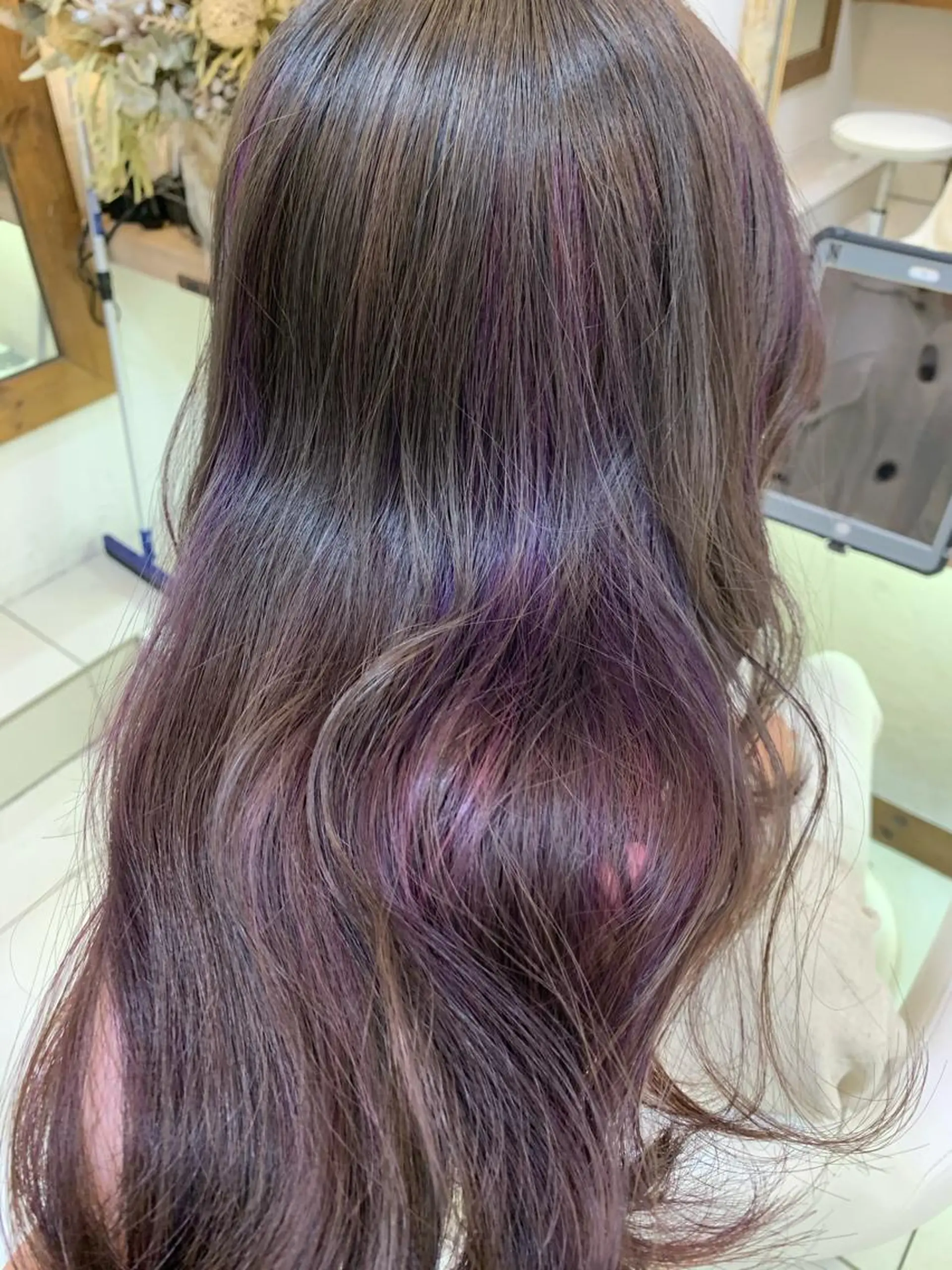 セミロング カラー ヘアカラー トリートメント 似合わせカラー/艶 髪質改善/ヨシザキのヘアスタイル