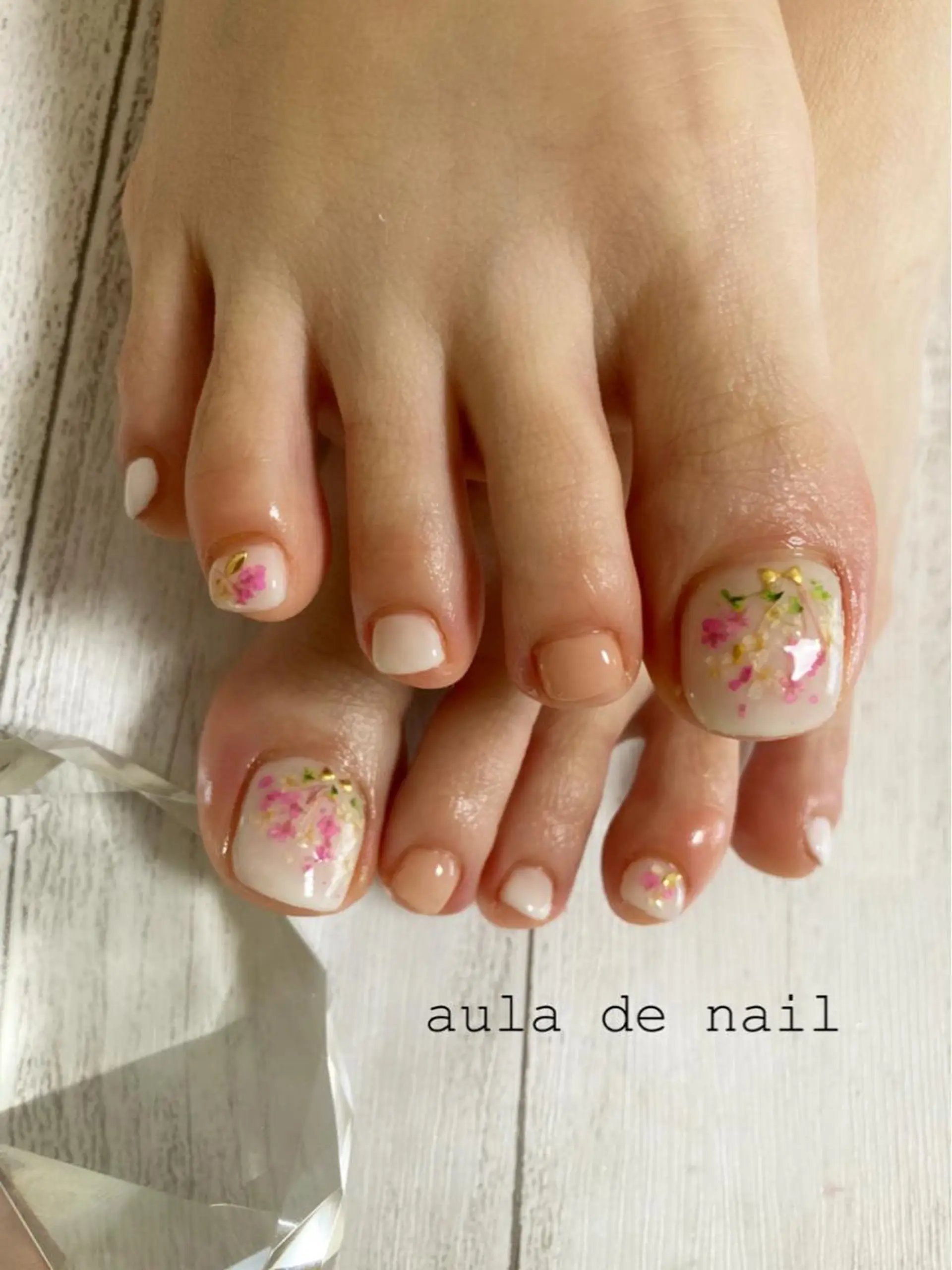 ネイル アートネイル フットネイル auladenail アウラデネイルのネイルデザイン