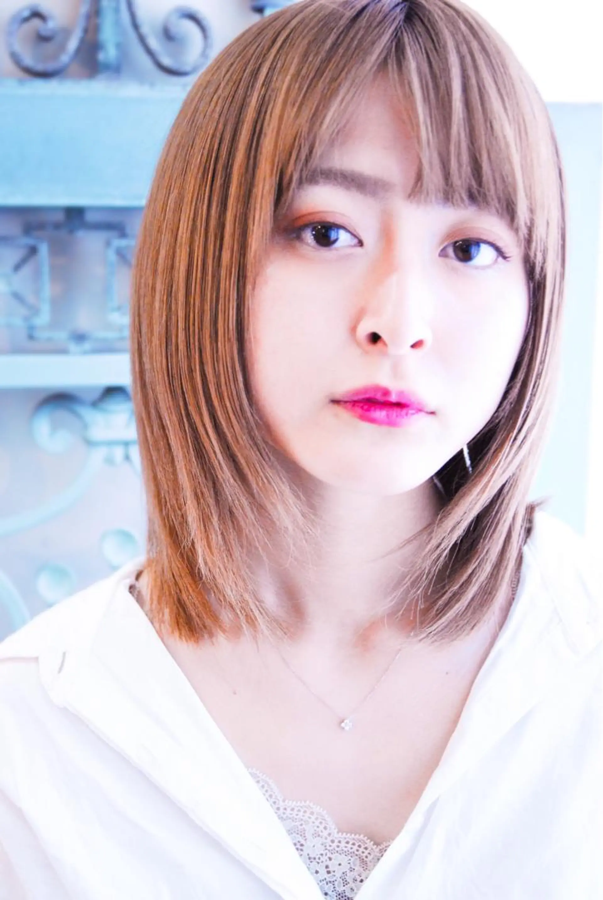 ミディアム カラー パーマ ヘアアレンジ メンズ 表参道Lise おおいしおりのヘアスタイル