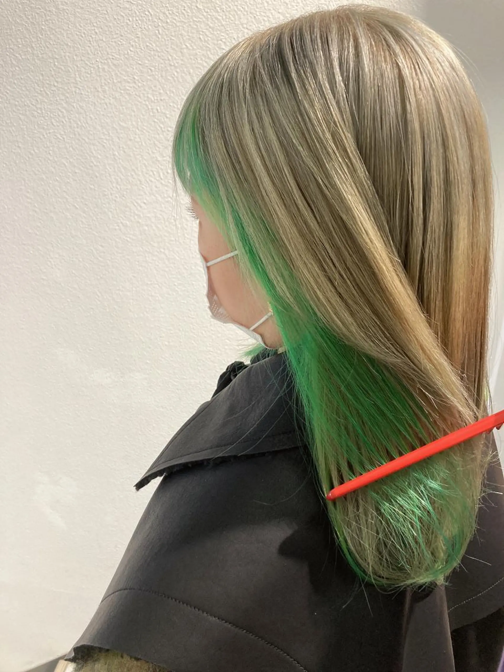 ロング カラー ベージュカラー ミルクティーベージュ カット ヘアカラー トリートメント ヘッドスパ GO TODAY  SHAIRE  SALON   渋谷モディ所属・スキバサミを使わない カット🌼唯🌼のヘアスタイル