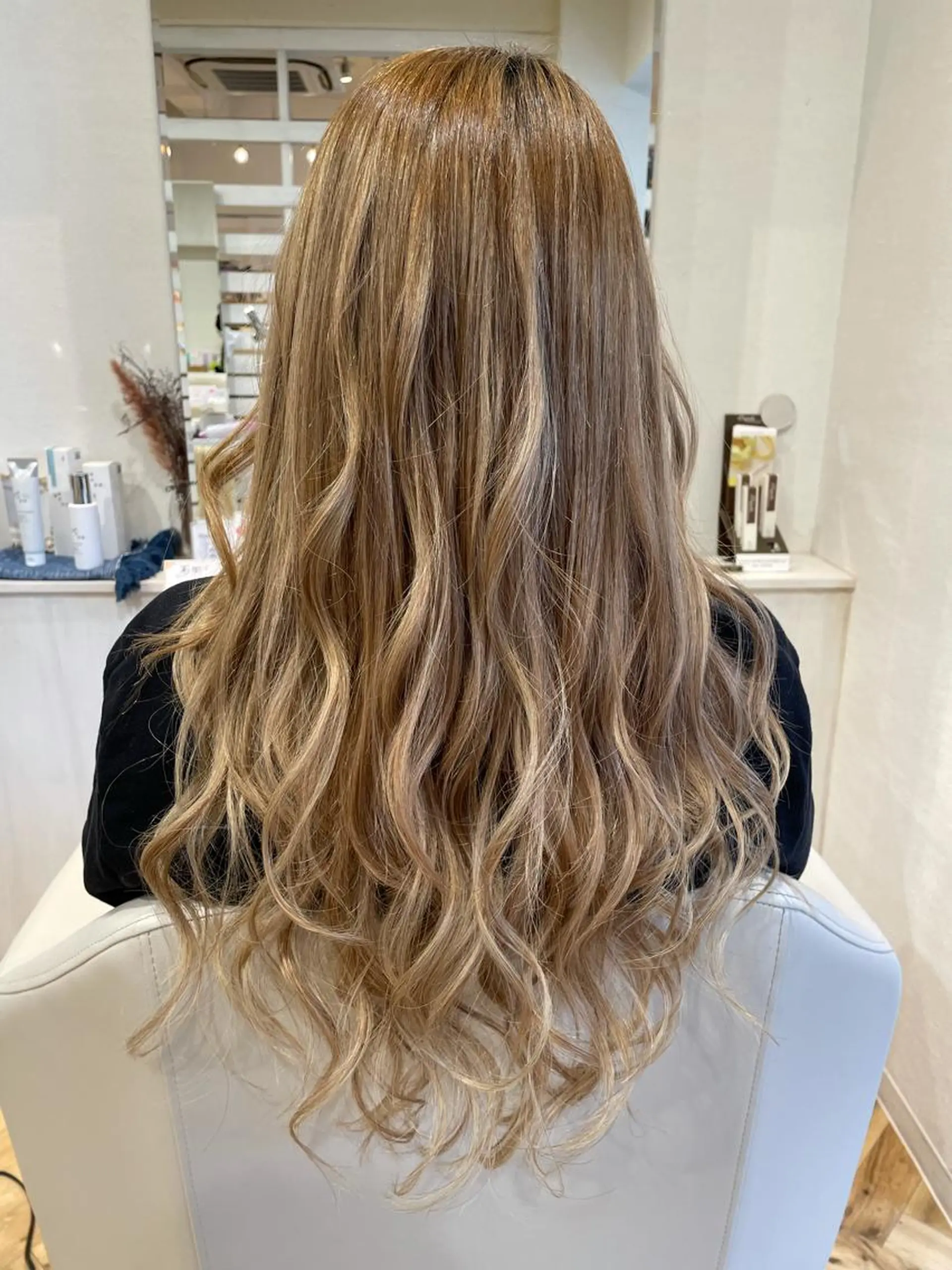 ロング シールエクステ エクステ 松永 夏のヘアスタイル