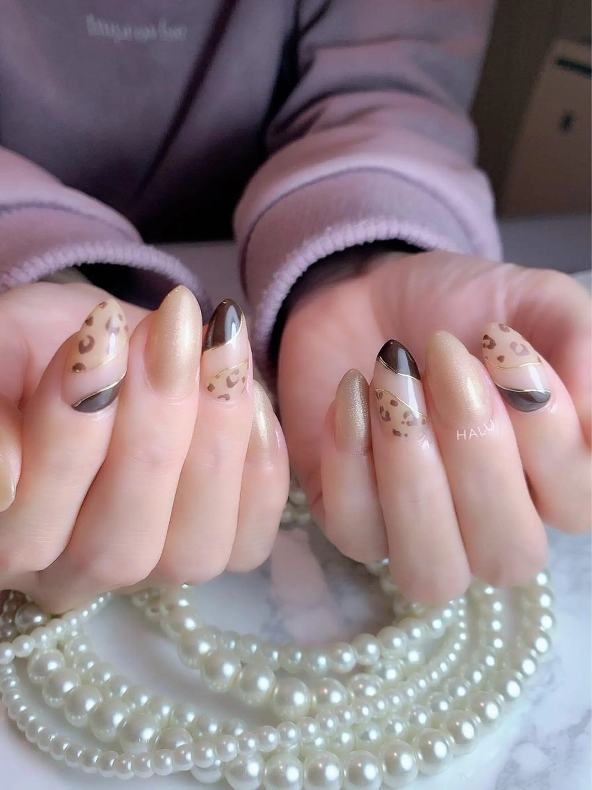 ネイル アニマル柄 HALU ハルのネイルデザイン