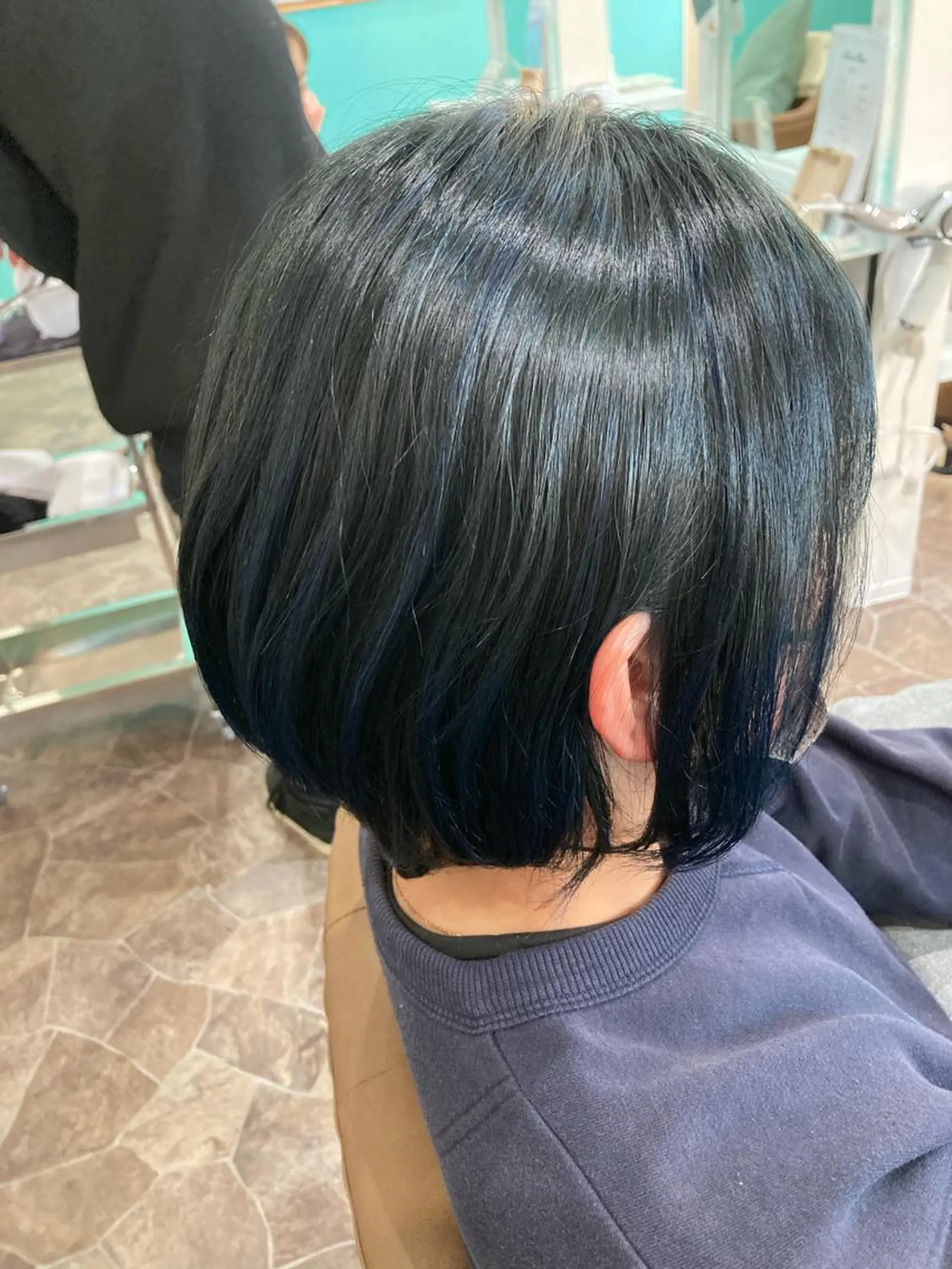 ミディアム ハイライト 大谷 亜依のヘアスタイル