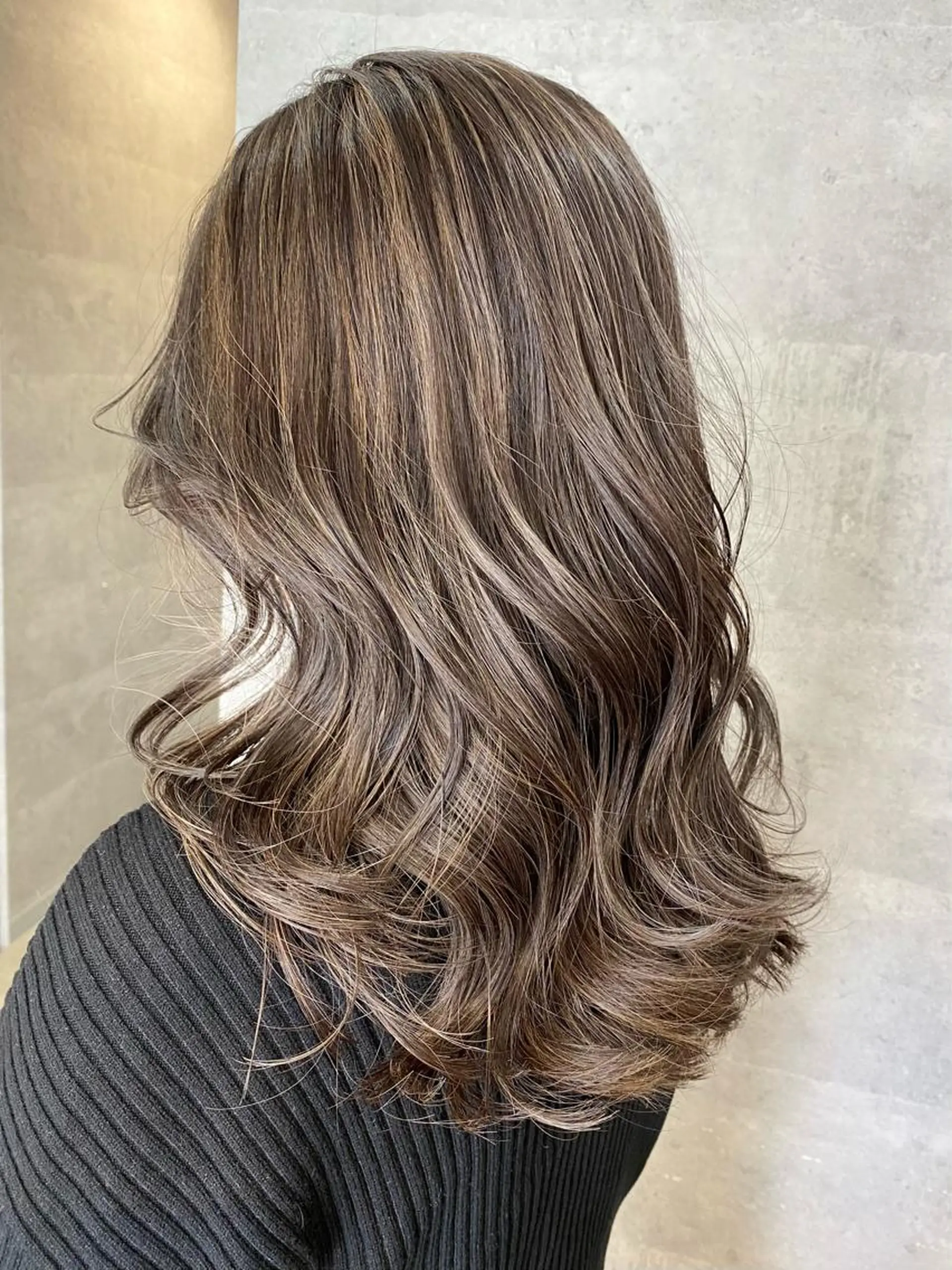 セミロング ヘアカラー トリートメント KYOKO 【Bear】のヘアスタイル