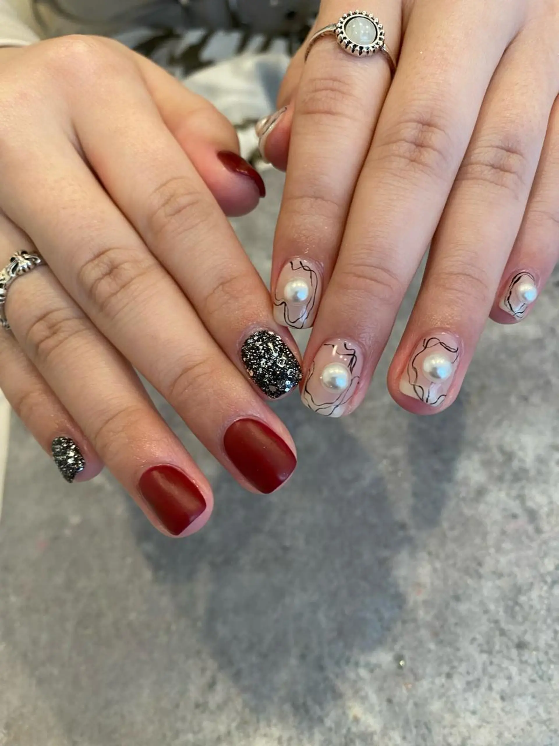 ネイル ハンドネイル 【LINON】 airiのネイルデザイン