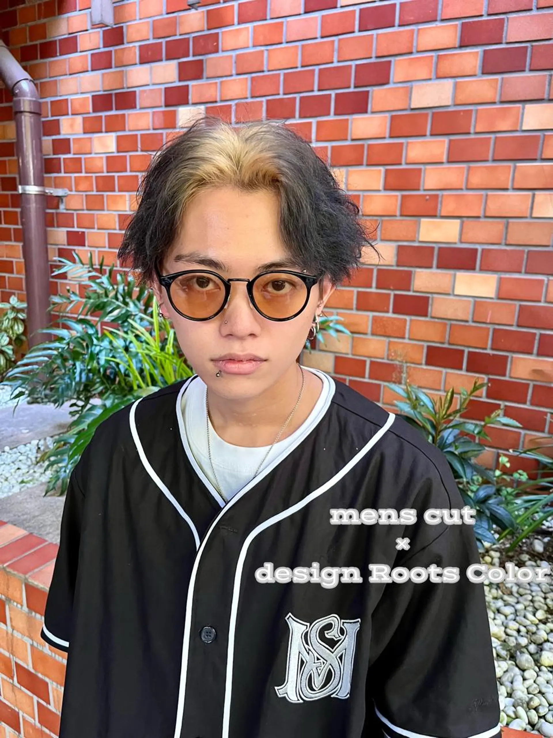 ミディアム カラー パーマ ヘアアレンジ メンズ ミディアムパーマ メンズバレイヤージュ メンズブリーチ メンズハイライト メンズハイトーン カット ヘッドスパ ヘアセット 二ヶ月綺麗が続くレ イヤー/星野六三四のヘアスタイル