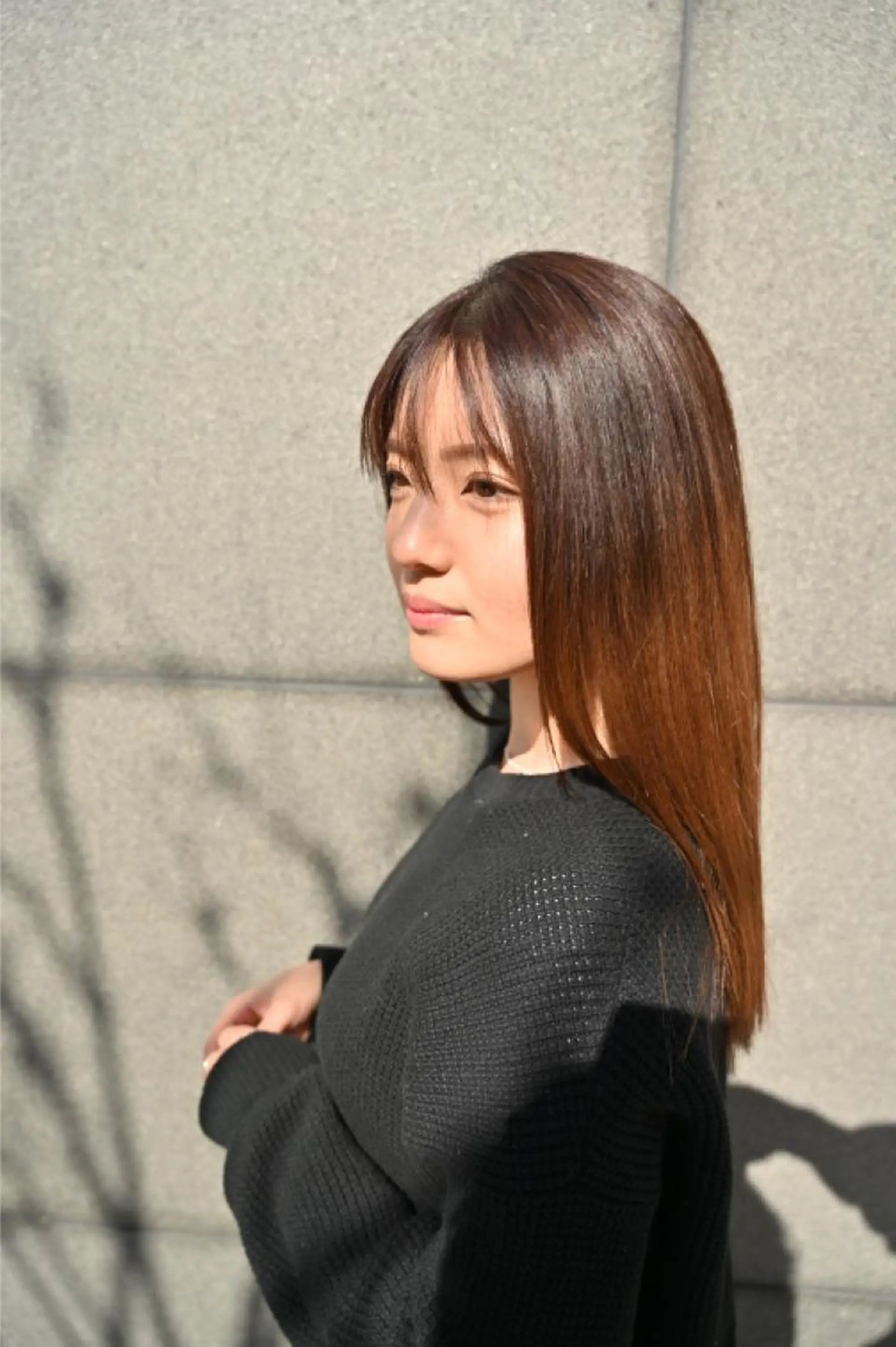 セミロング カット 縮毛矯正 髪質改善専門サロン/ 透明感カラー齊藤謙介のヘアスタイル