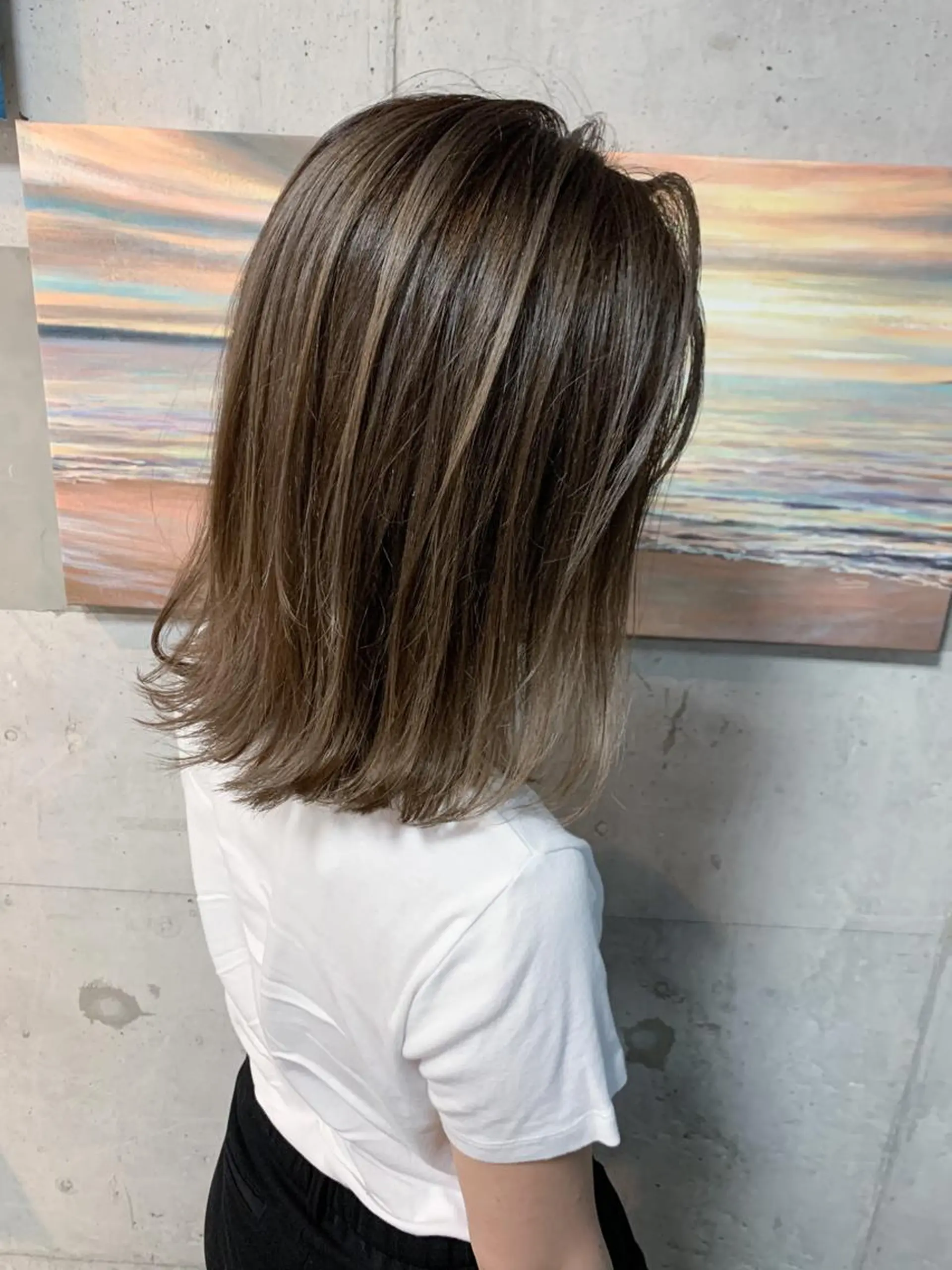 ショート カラー ハイライトカラー ハイライト ヘアカラー トリートメント Beach 代表 KENTAのヘアスタイル