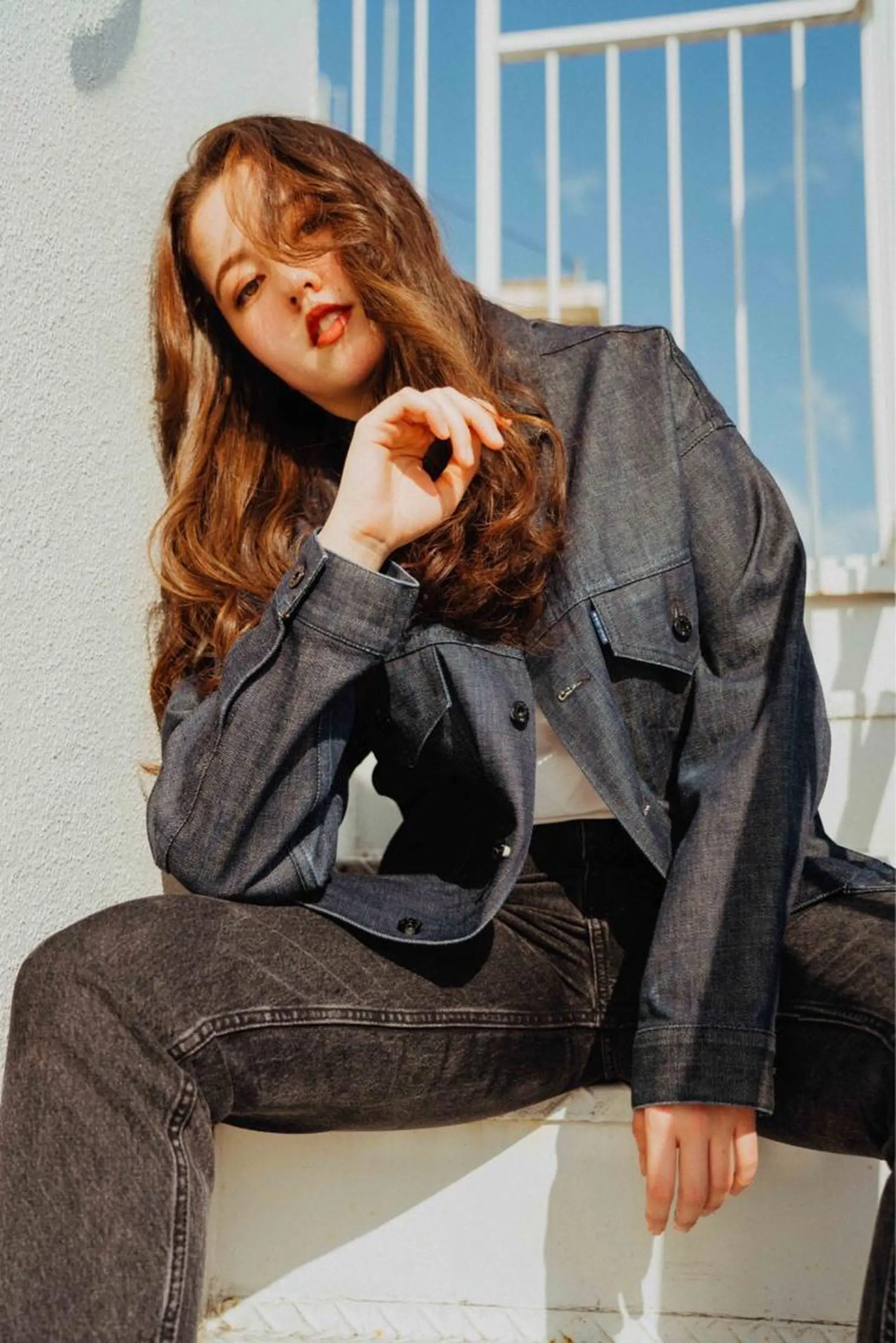 ロング カラー パーマ ヘアアレンジ メンズ キッズ ネイル マツエク・マツパ メンズウルフカット アディクシーカラー 透明感カラー ボブ ウルフカット 藤井 仁紀のヘアスタイル