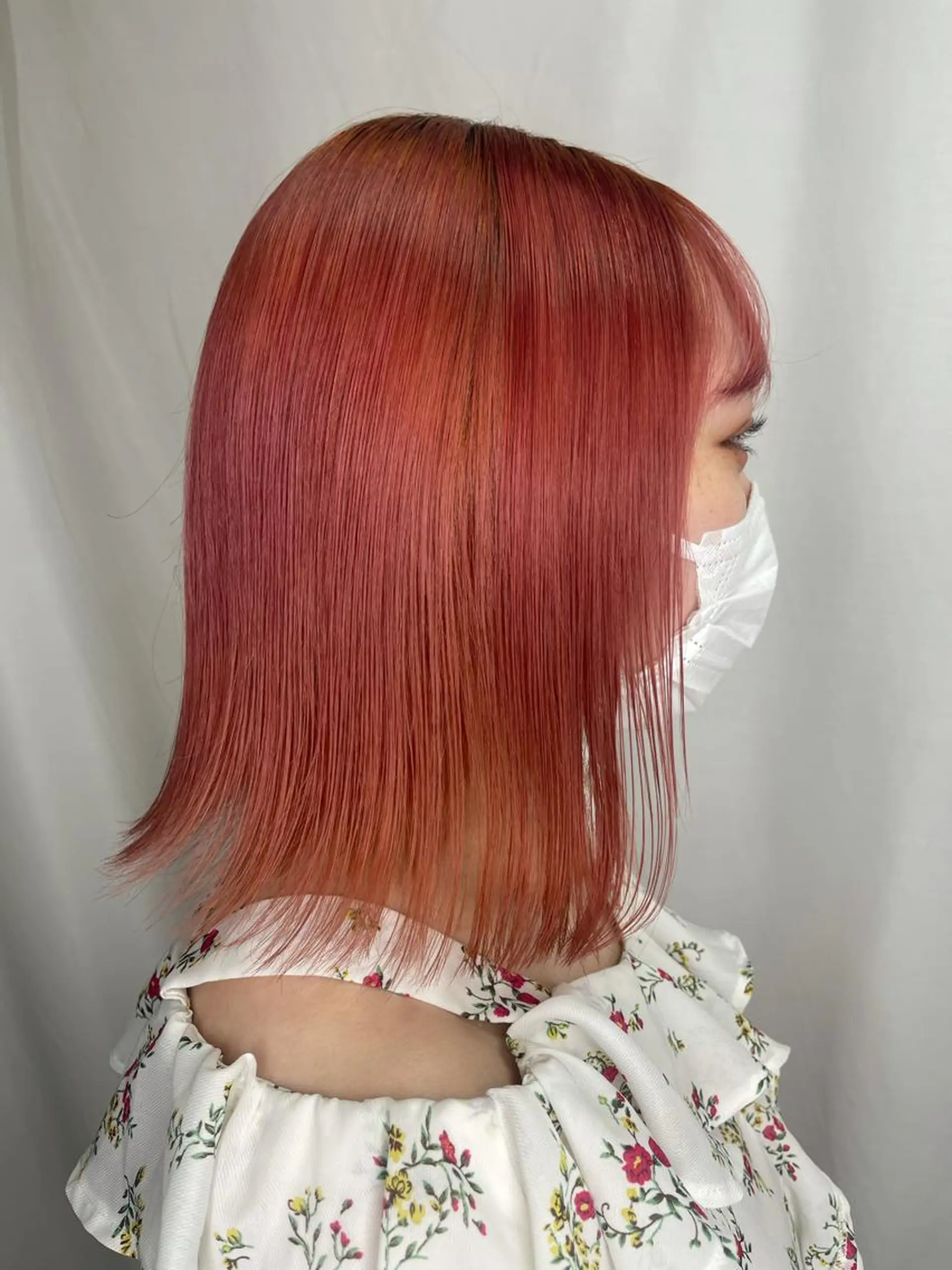 ミディアム カラー パーマ カット ヘアカラー 縮毛矯正 髪質改善/縮毛矯正 /レイヤー岡部のヘアスタイル