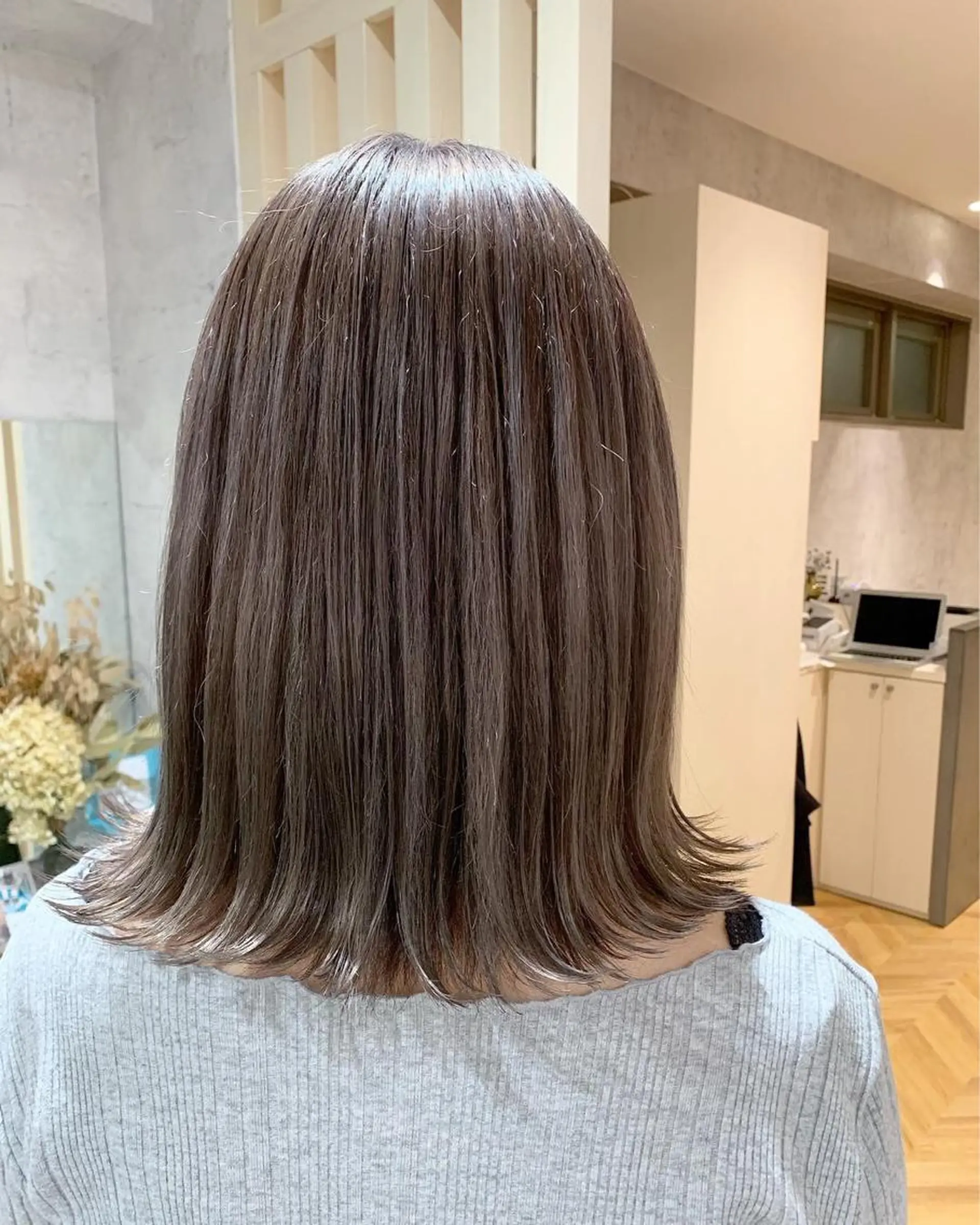 ミディアム 髪質改善will hairdesignのヘアスタイル