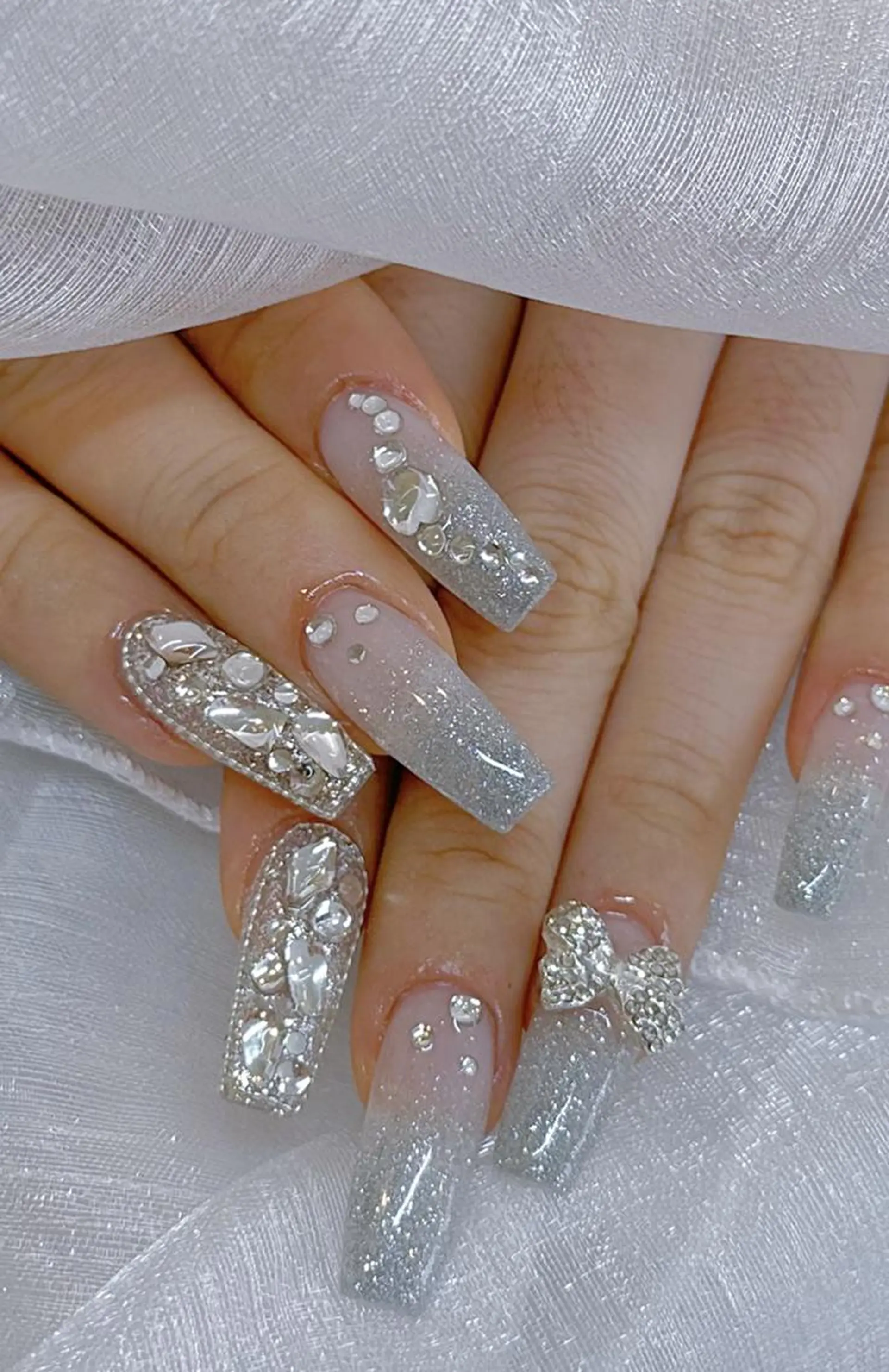 ネイル アートネイル 韓国ネイル ロングネイル スカルプネイル シンプルネイル ハンドネイル MOMO Nail 高田馬場店のネイルデザイン