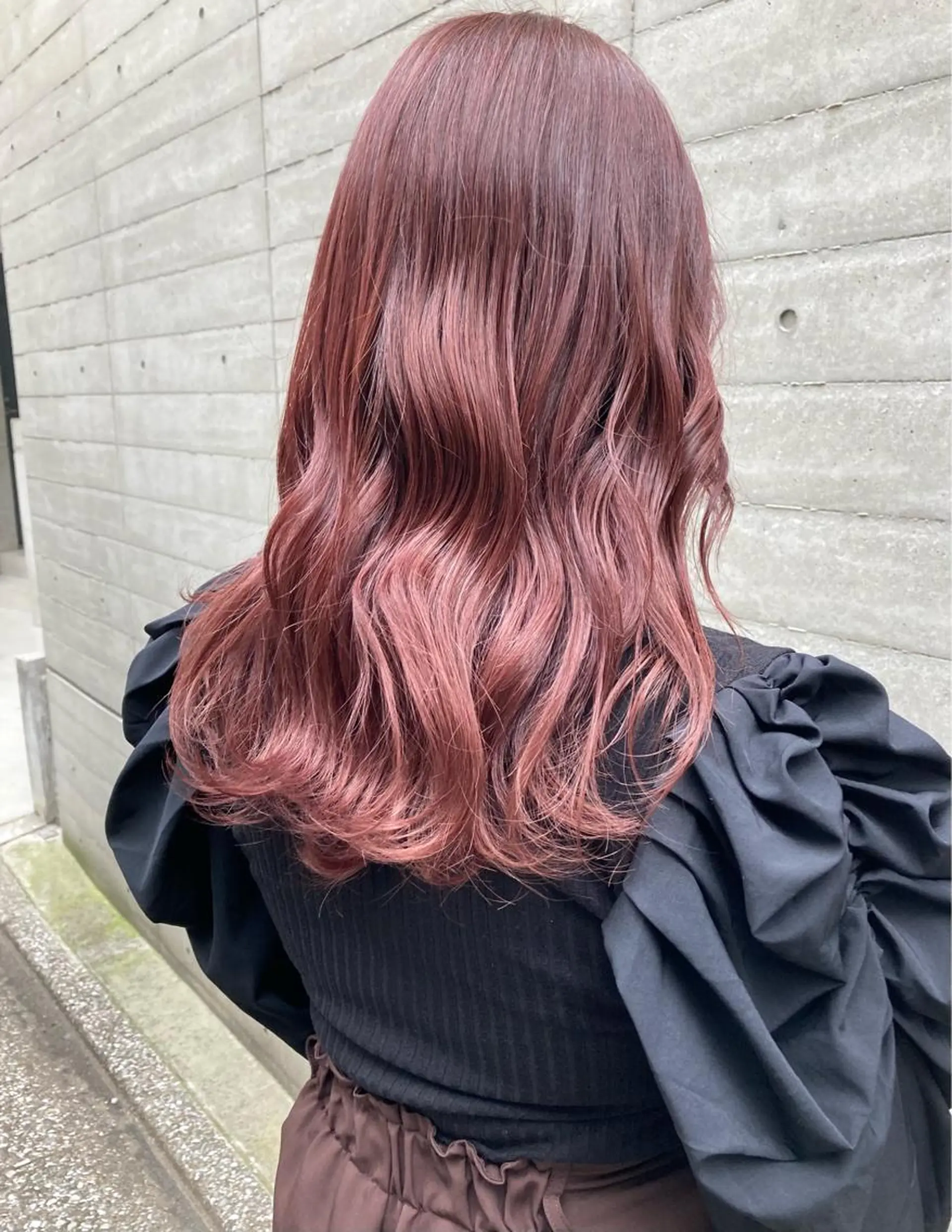 セミロング ヘアカラー トリートメント ✨色持ちの良い艶 カラー✨蟹江真世のヘアスタイル