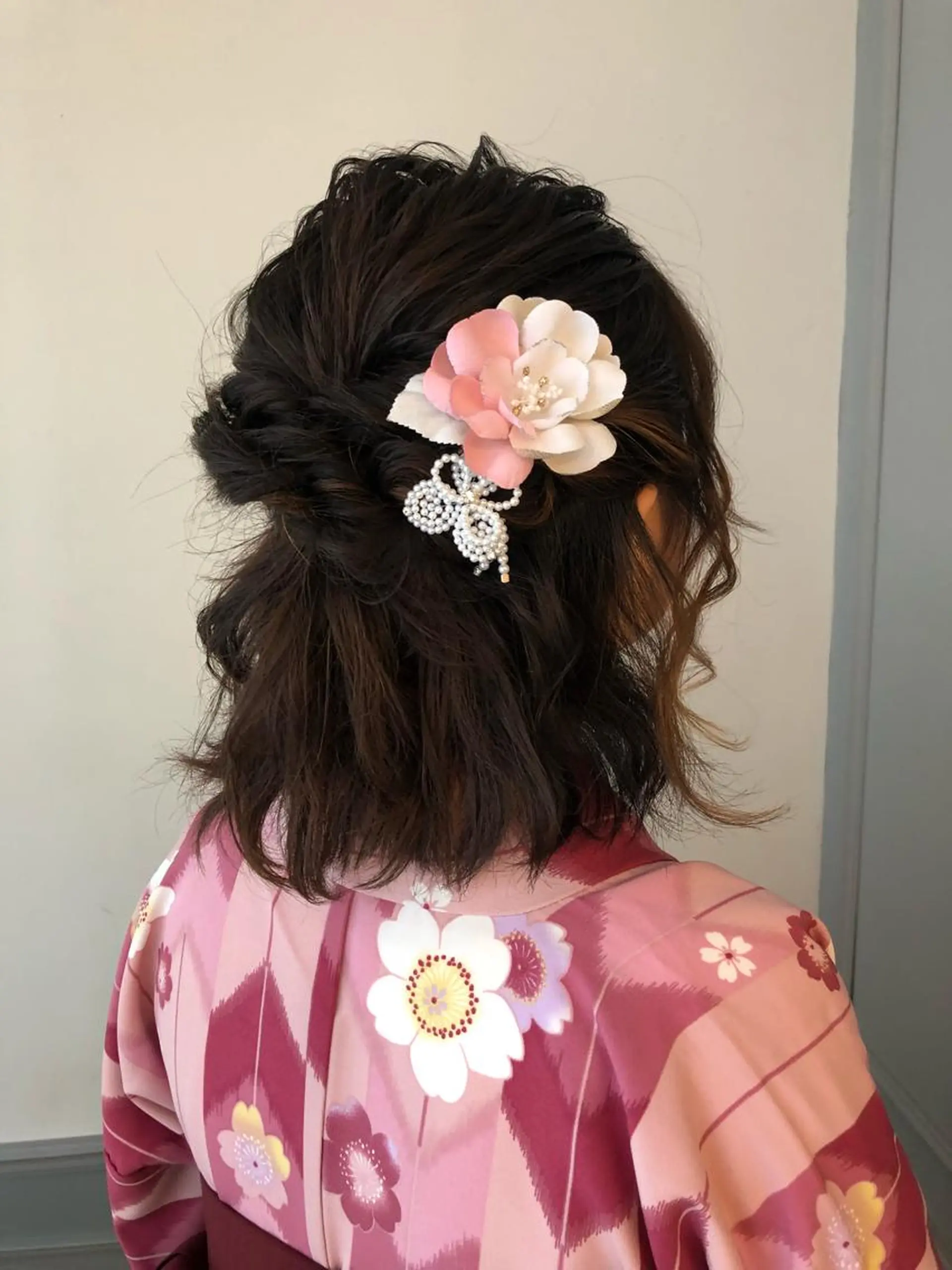 ミディアム ヘアアレンジ レイヤーカット✂️ 横浜No1♡下鳥翔子のヘアスタイル
