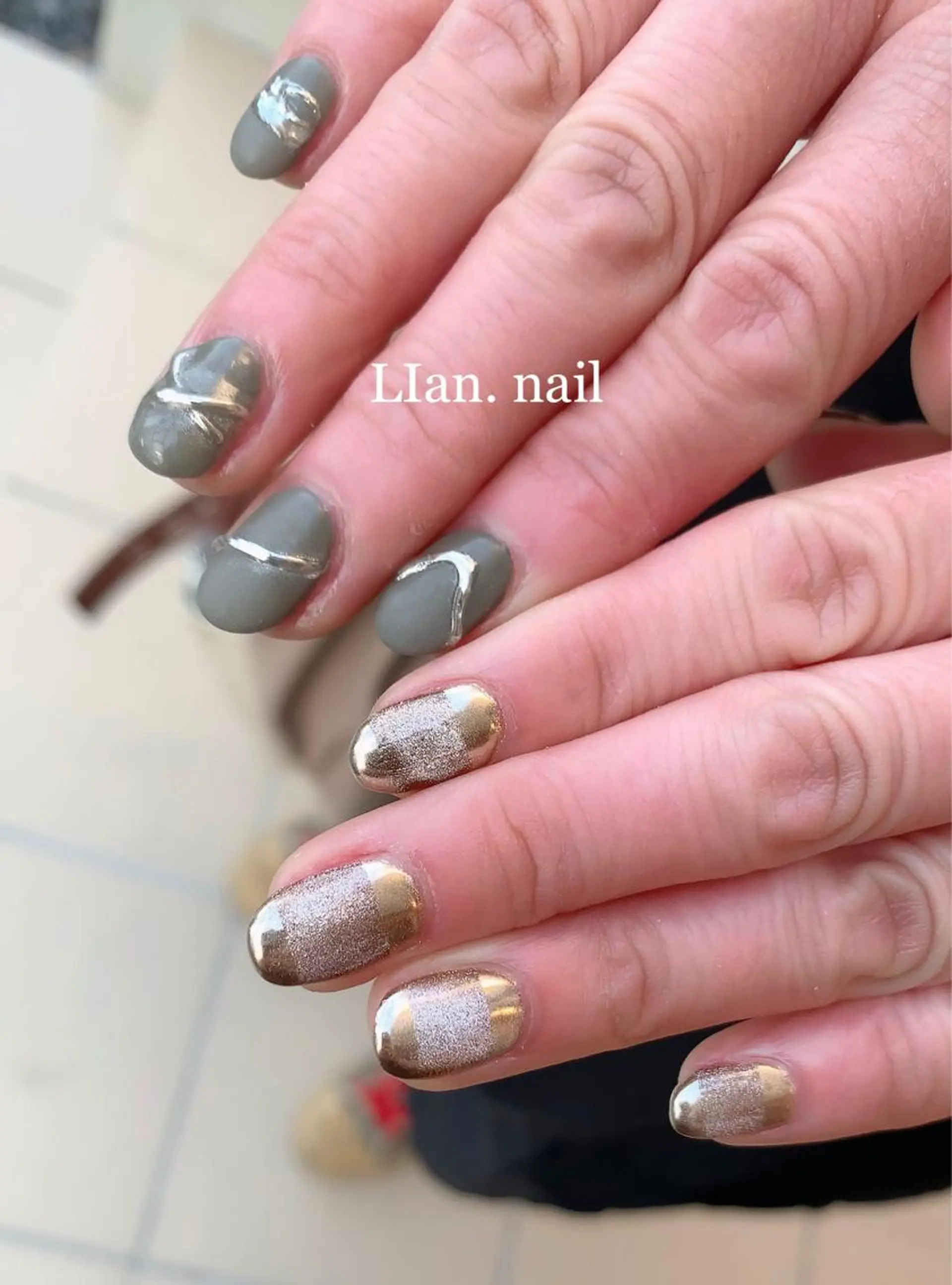 ネイル マグネットネイル Lian nailのネイルデザイン