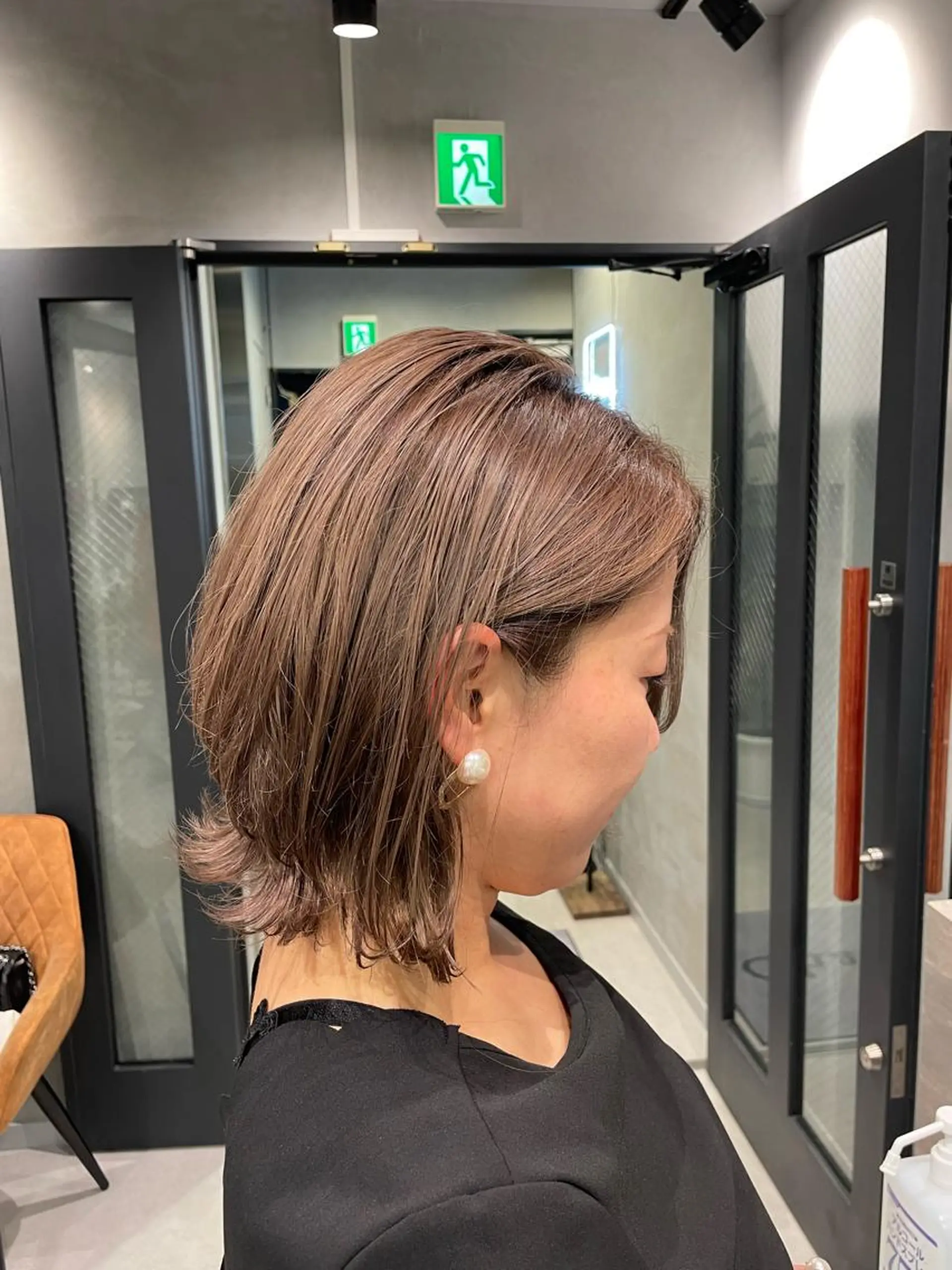 ミディアム メンズ縮毛矯正 ブリーチカラー/まやのヘアスタイル