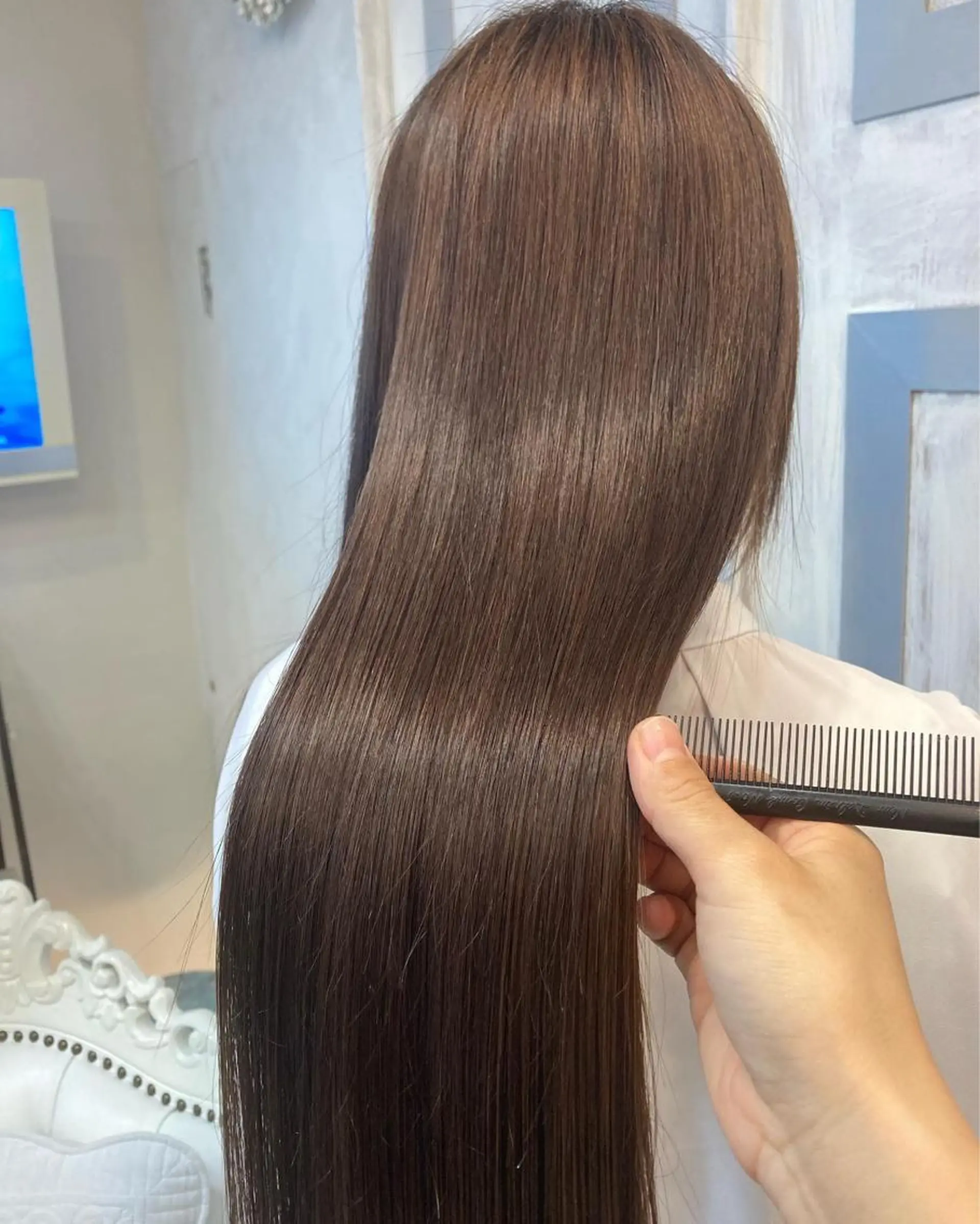 ロング 縮毛矯正 GOSSIP信国 瑞絵のヘアスタイル