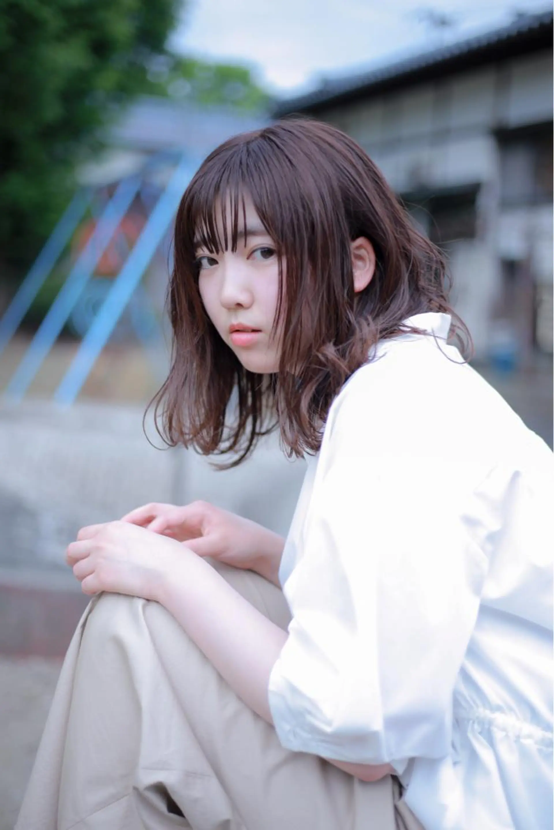 ミディアム カット ヘアカラー 見原   一秀のヘアスタイル