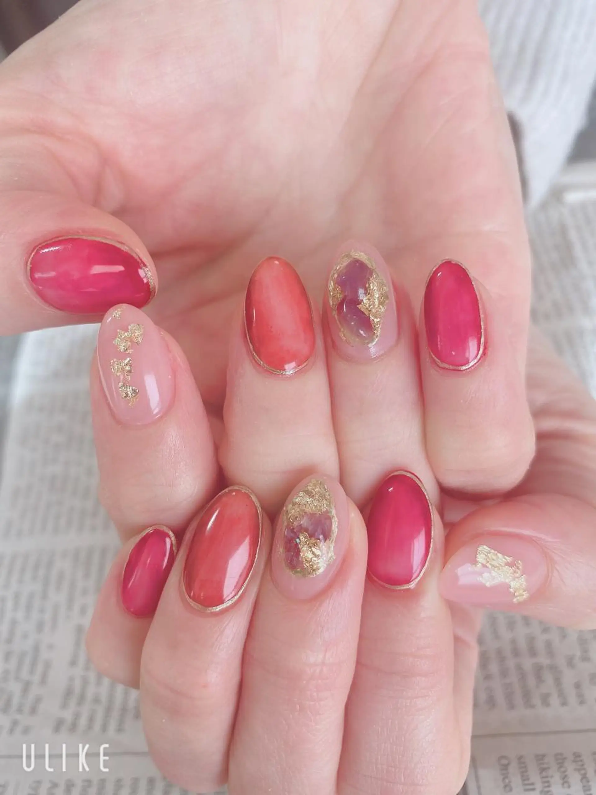 ネイル ハンドネイル ハンドケア 森山 舞のネイルデザイン