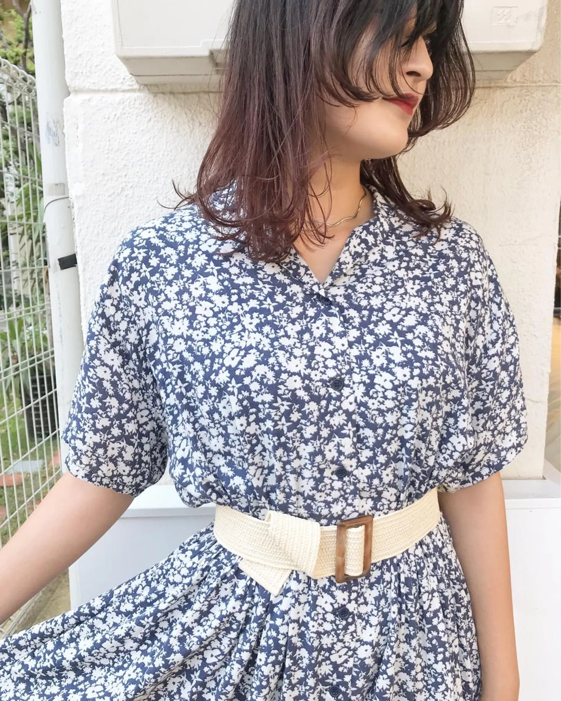 ミディアム ウルフカット カット ヘアカラー トリートメント Musiiik hairのヘアスタイル