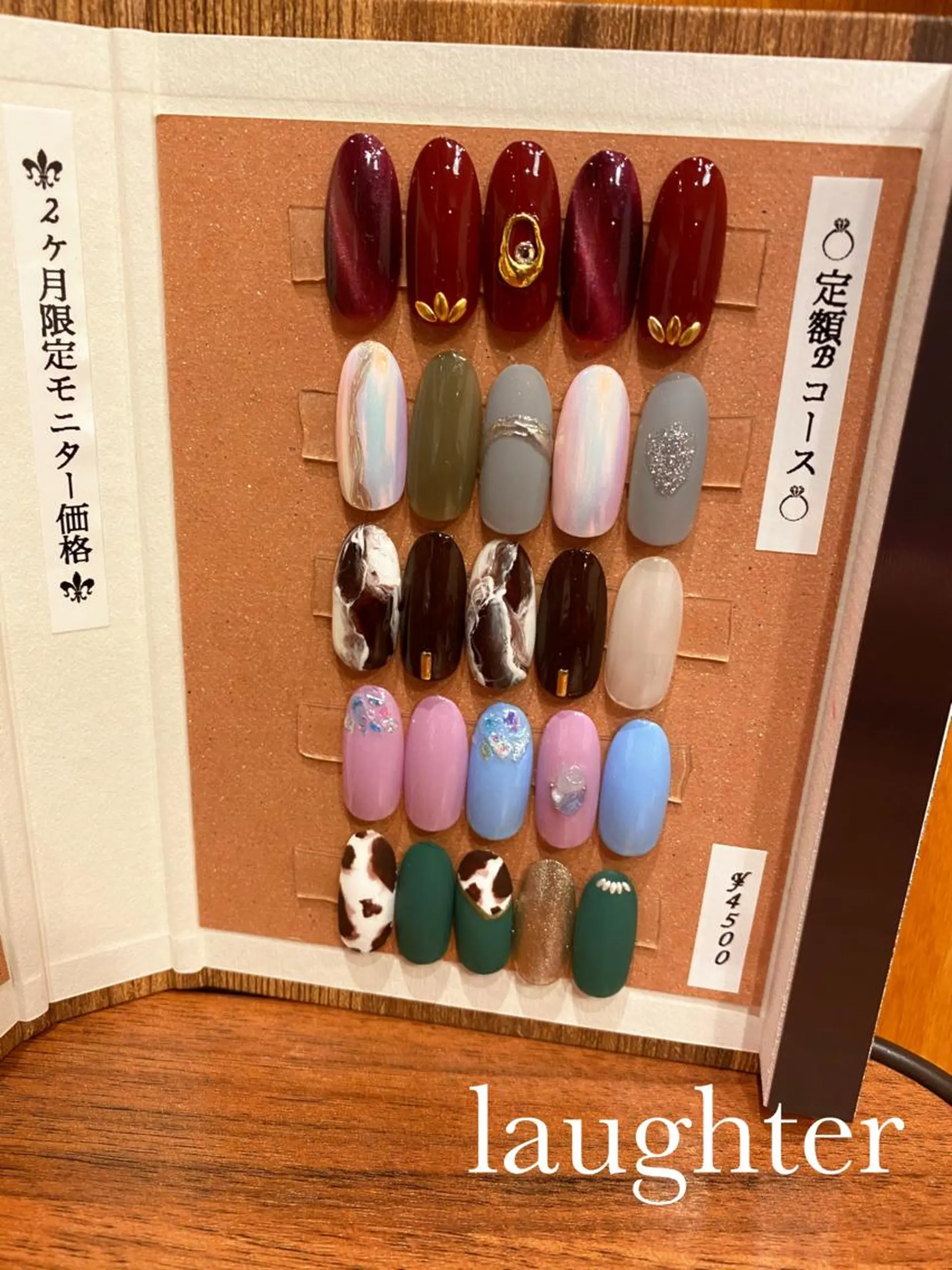 ネイル ジェルネイル 春ネイル ハンドネイル laughter nailのネイルデザイン