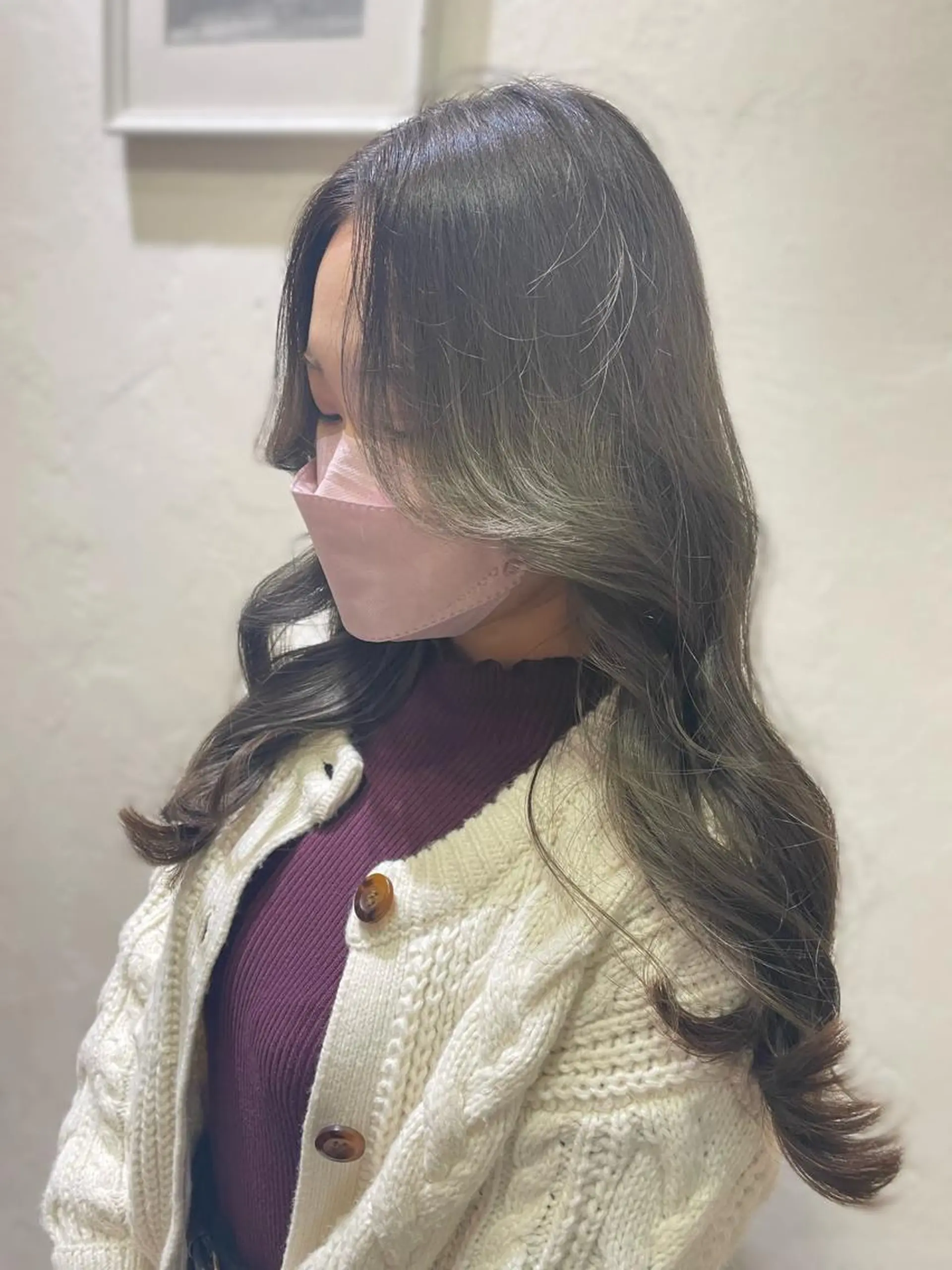 カラー ダブルカラー カット トリートメント 極艶透明感カラー🐰 髪質改善/出雲つぐみのヘアスタイル