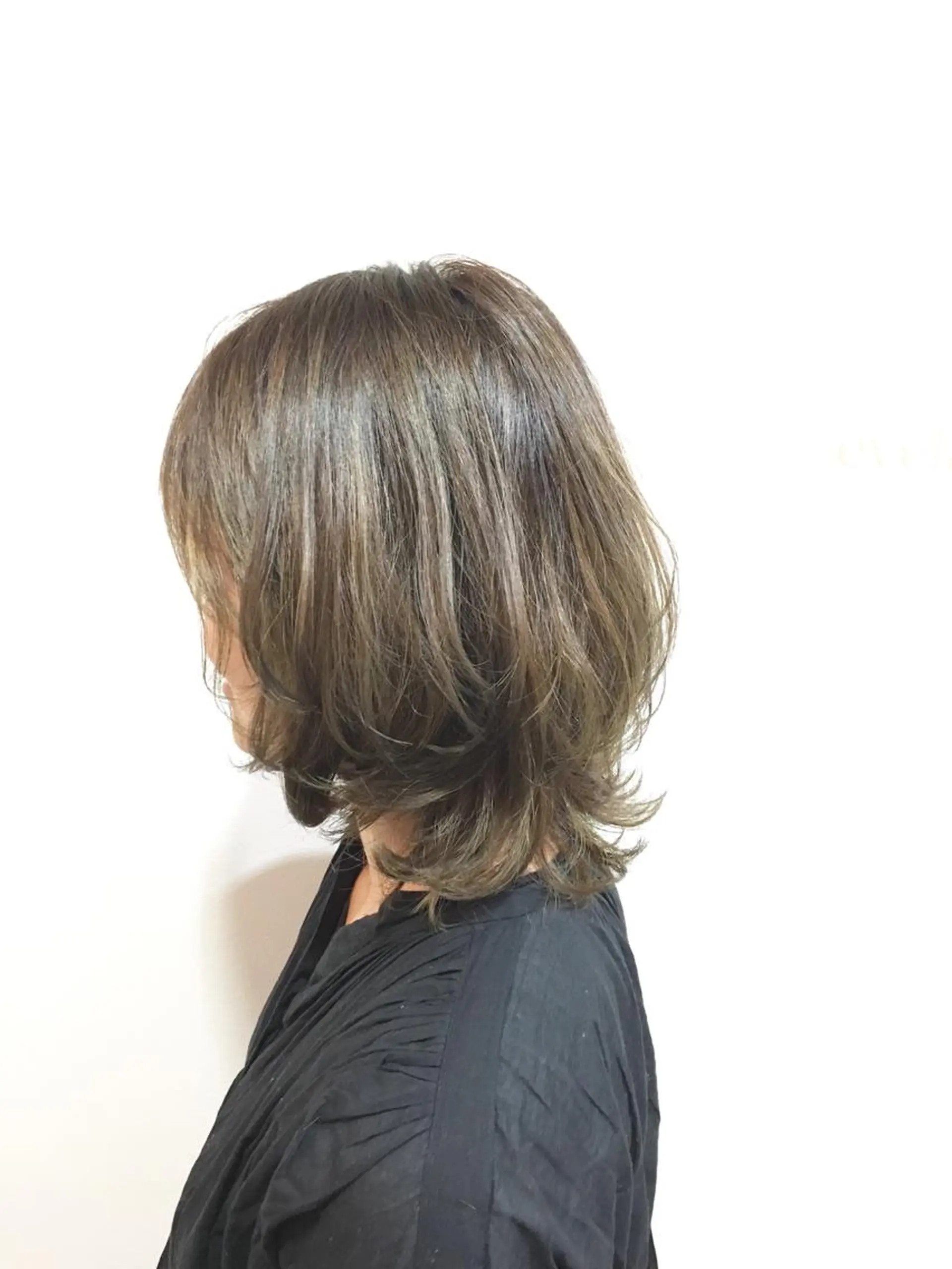 ミディアム カラー グラデーションカラー 川野辺幸雄☆髪質改善 ハイライト☆白髪のヘアスタイル