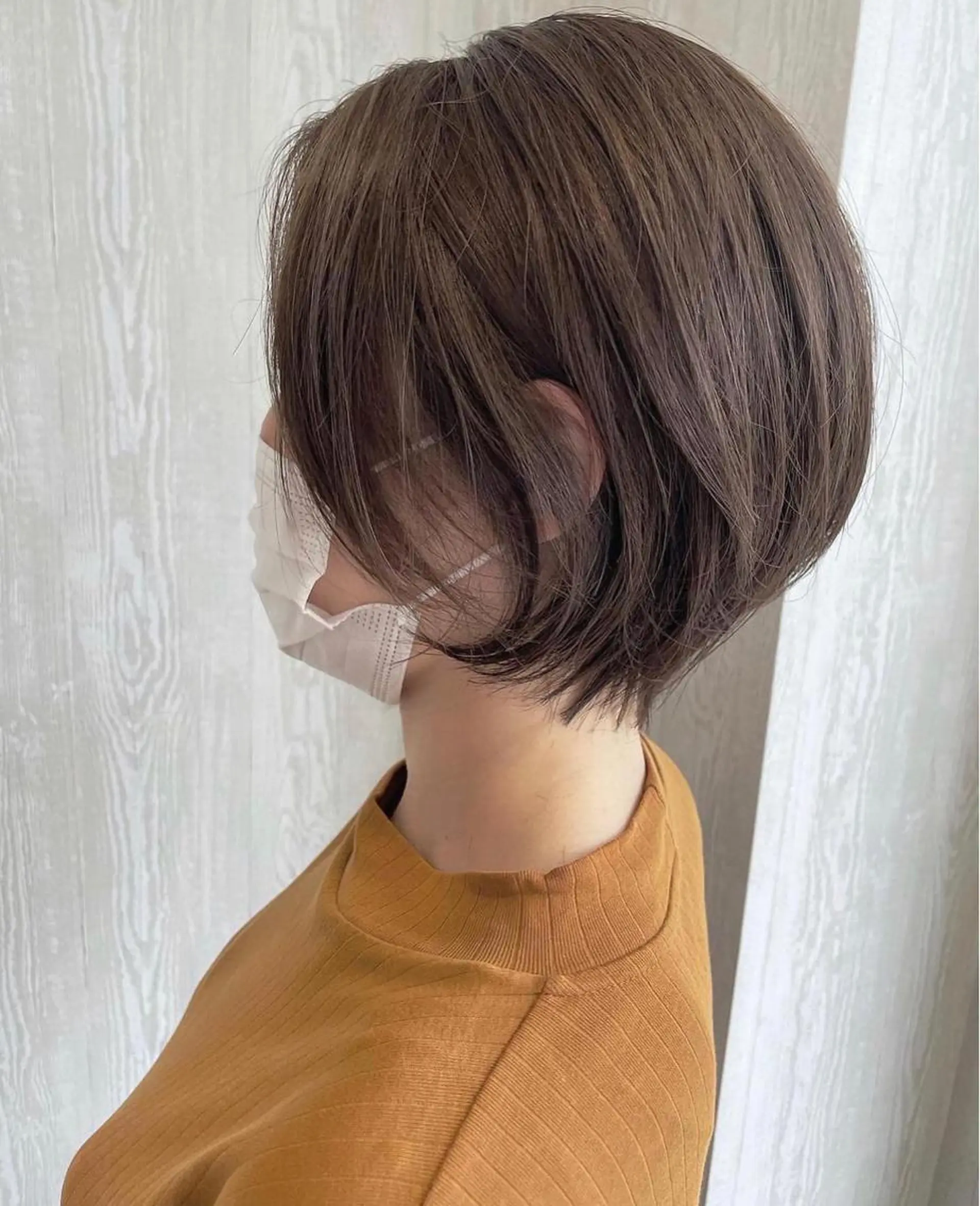 ショート カラー アッシュ 透明感カラー 外国人風カラー 髪質改善 レイヤーカット カット ヘアカラー トリートメント 河合秀明/ショート /ボブ/レイヤーのヘアスタイル