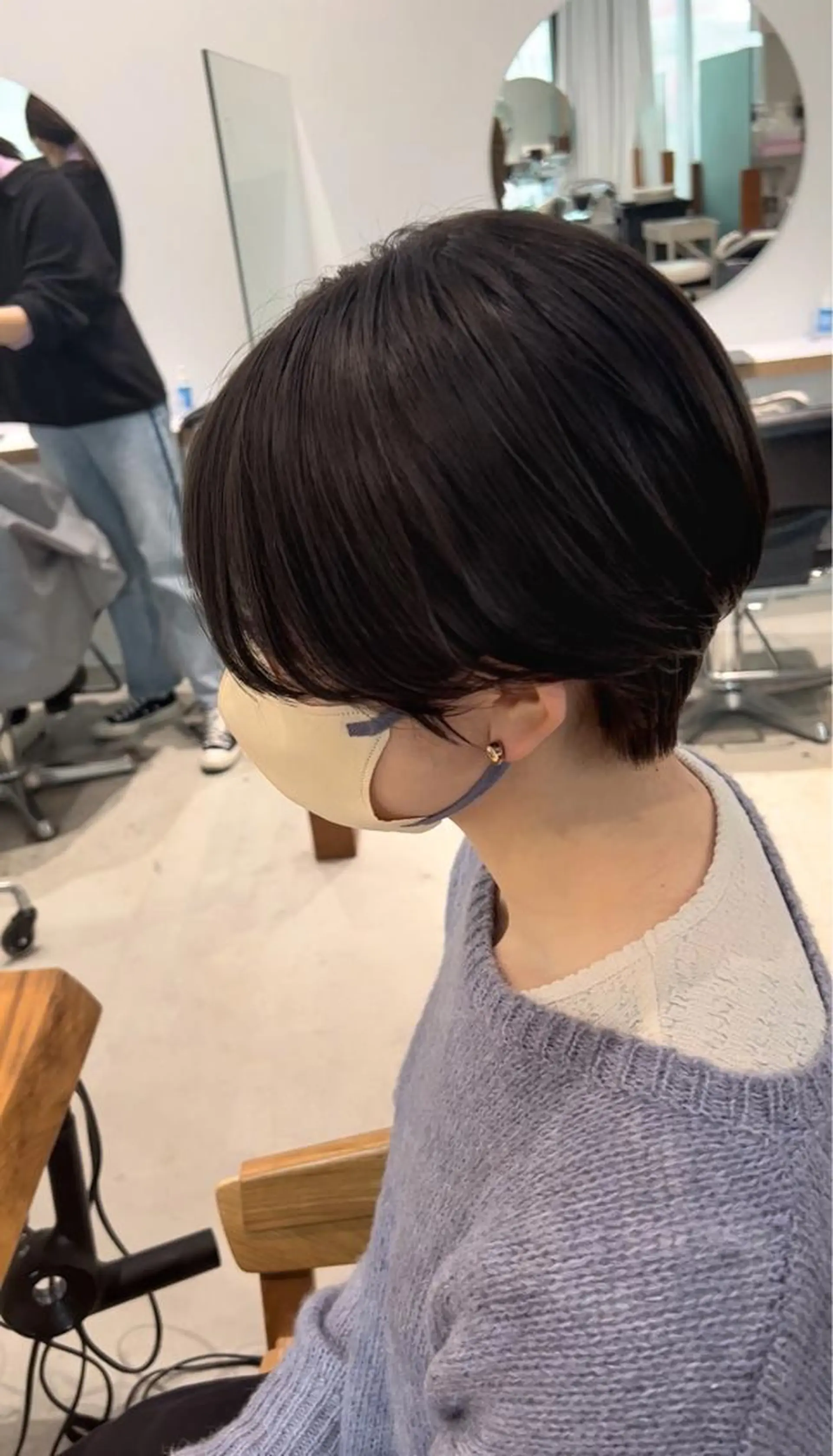 ショート カラー ハイライトカラー ハイライト ショートヘア ウルフカット カット トリートメント メンズStylist 山根慧のヘアスタイル