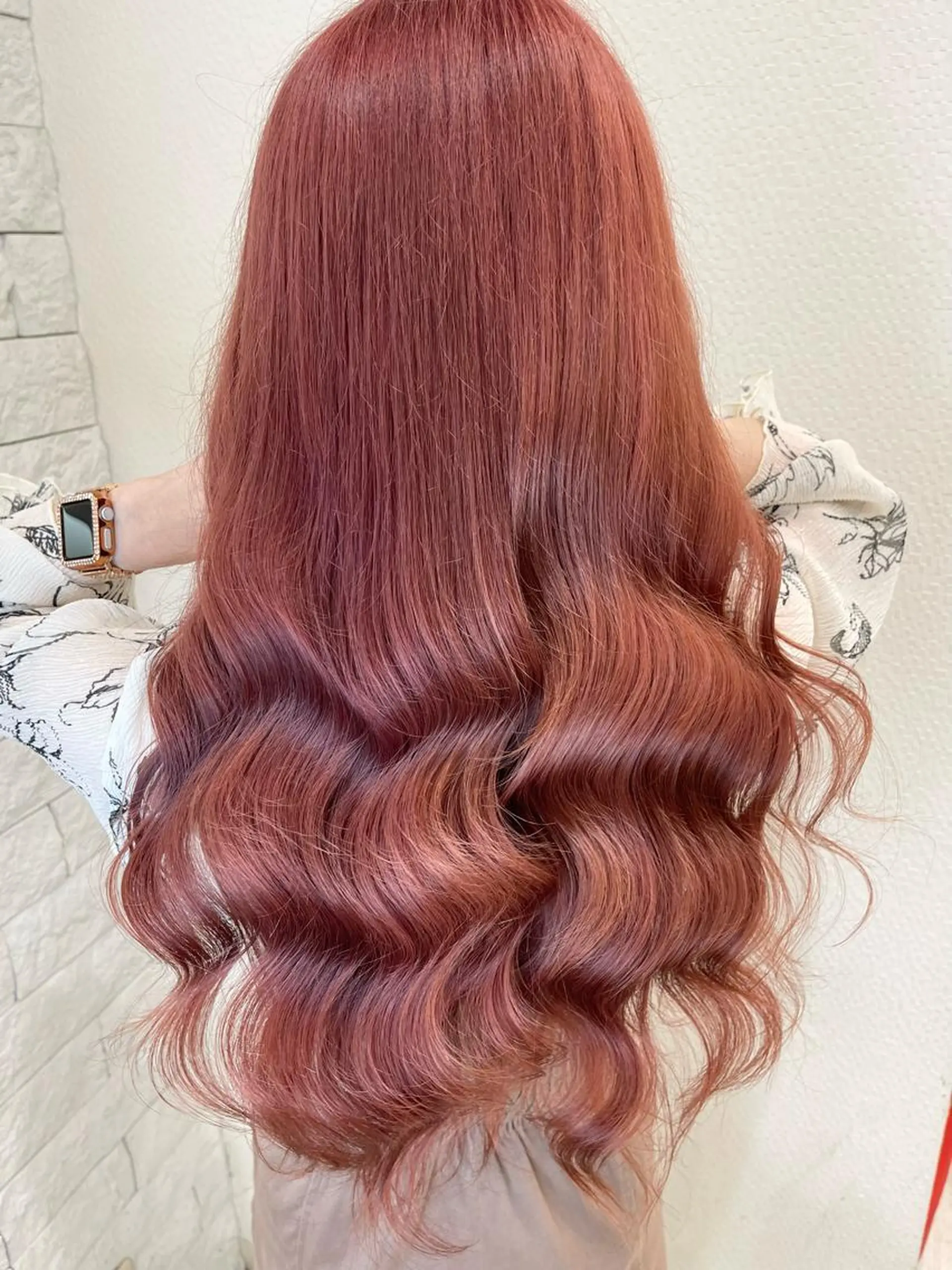 カラー ピンクカラー カット ヘアカラー トリートメント 名古屋のピンク好き かずくん🦩のヘアスタイル