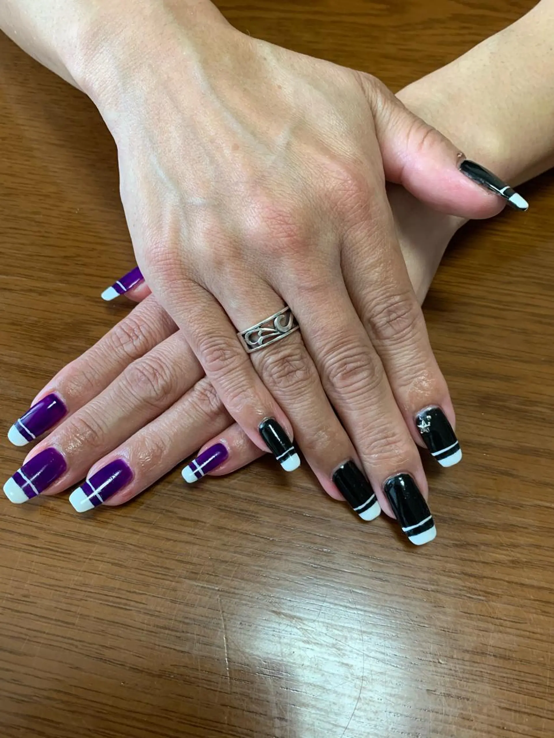 ネイル フレンチネイル ハンドネイル nakamoto yuukaのネイルデザイン