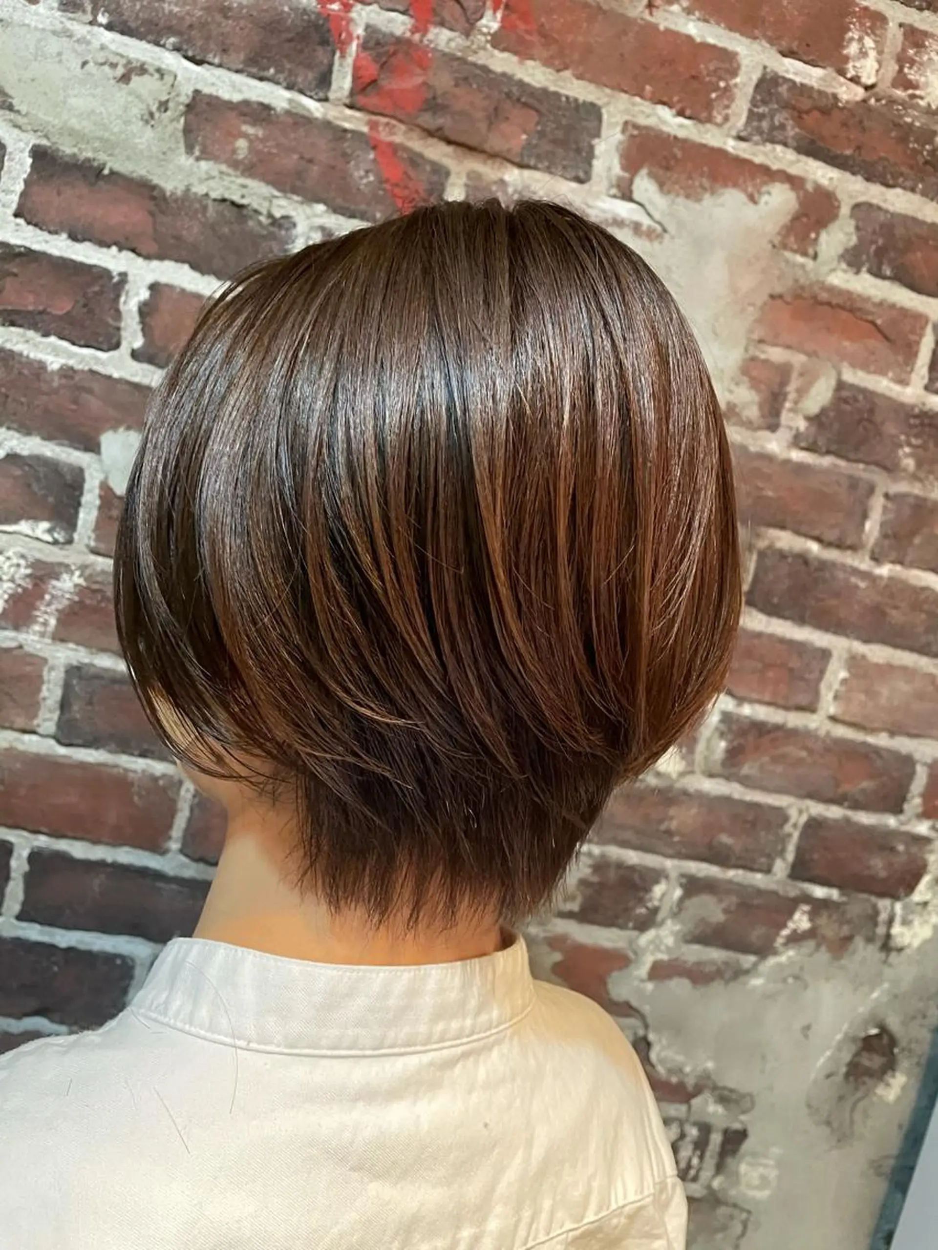 ショート カラー カット ヘアカラー トリートメント 藤木 雅俊のヘアスタイル