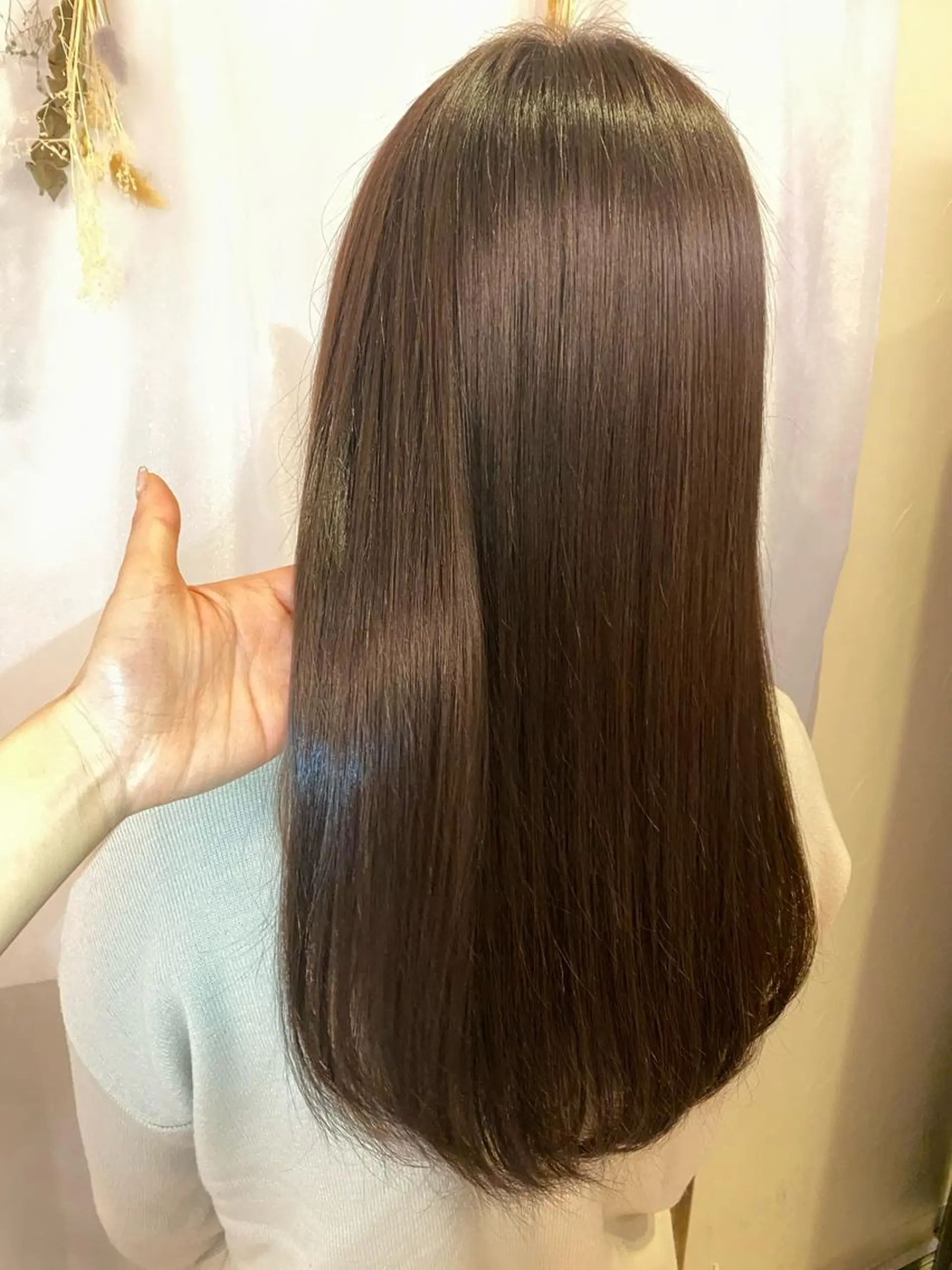 ロング カラー ラベンダーカラー miiia lashのマツエク・マツパデザイン