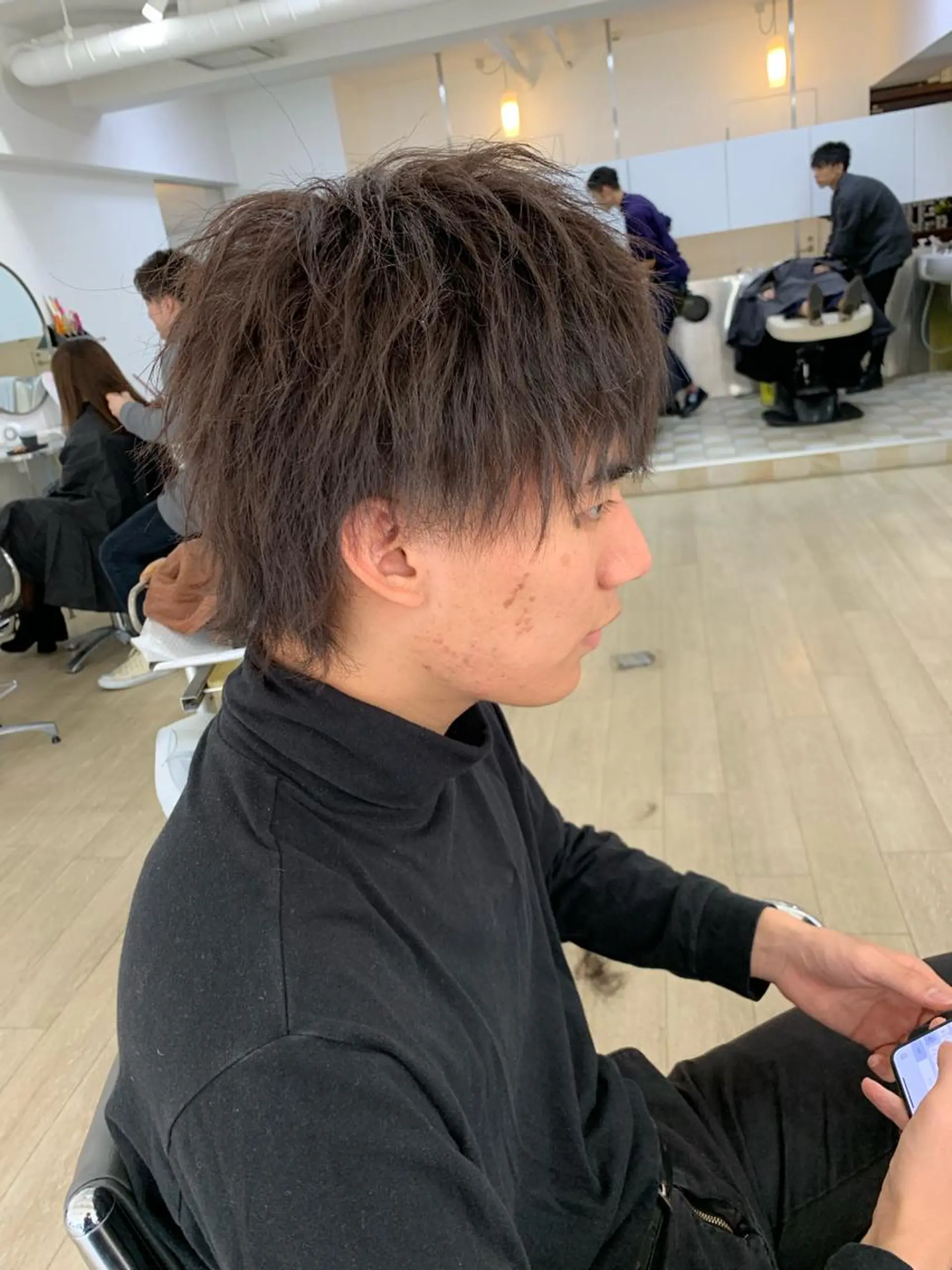 ショート メンズ カット SOA所属・西村あきや トレンド韓国ヘアのヘアスタイル