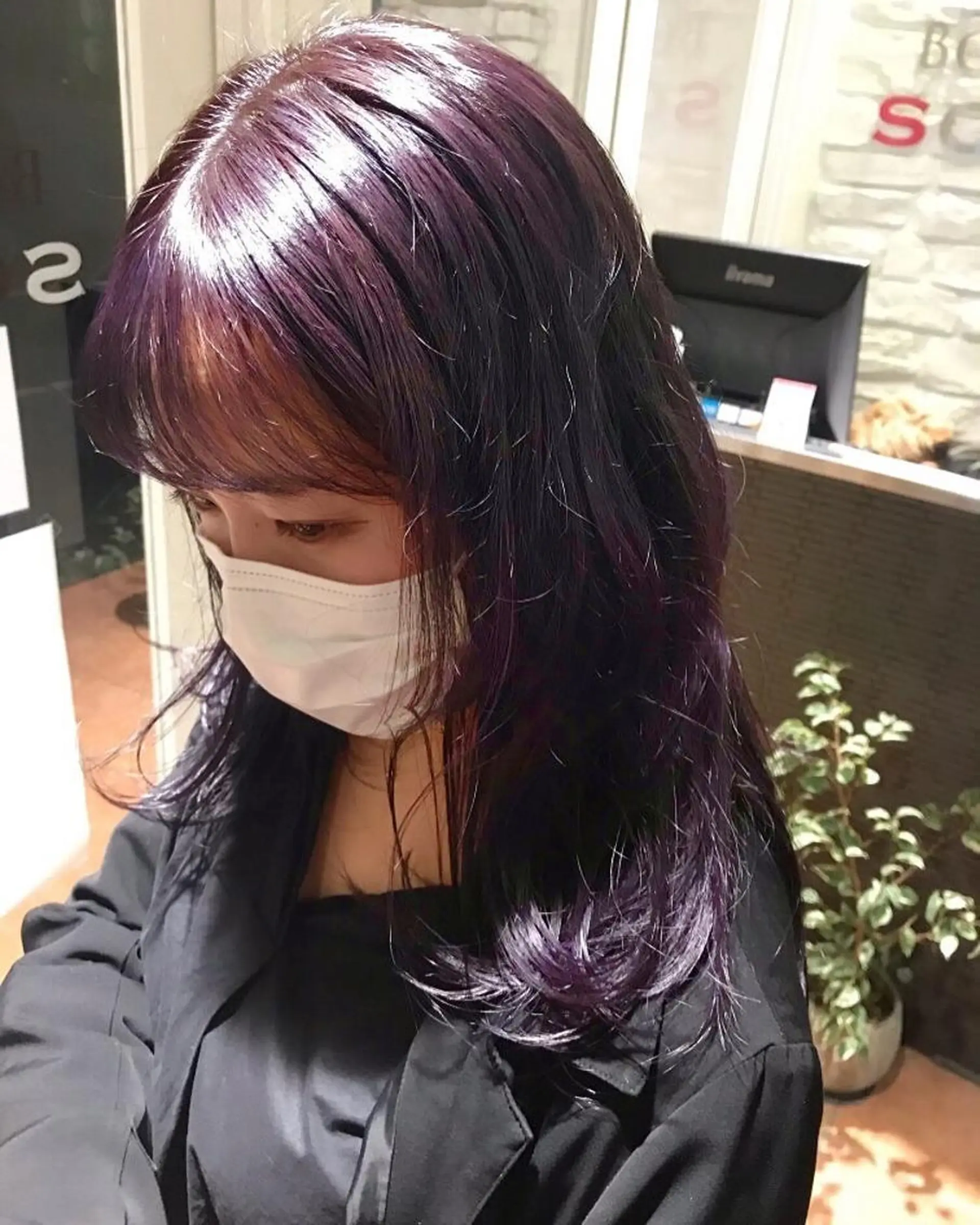 ミディアム カラー ヘアカラー トリートメント 渋谷/フェザー/ 毛流れ/竹内凌のヘアスタイル